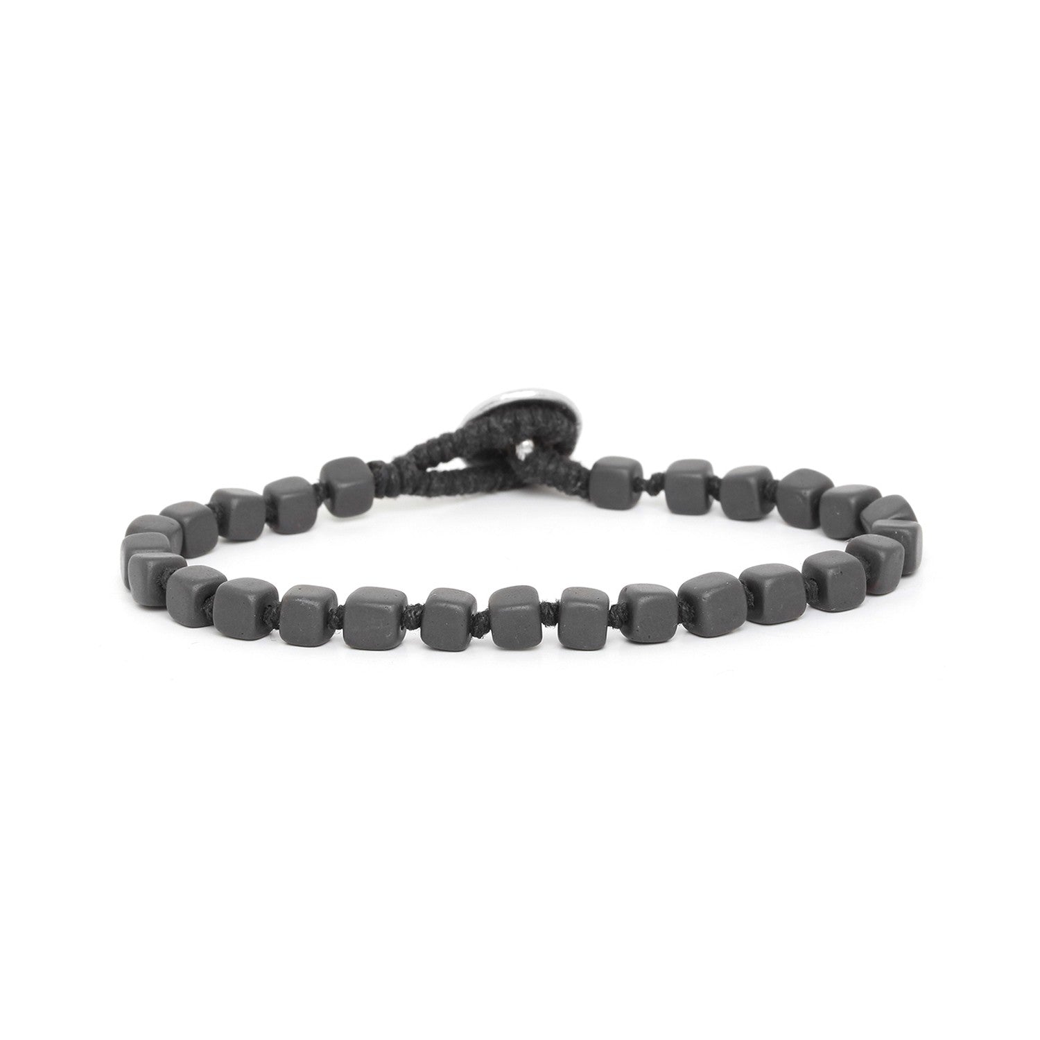 Bracelet Nature Bijoux Hematite cubes Hématite 13--32505