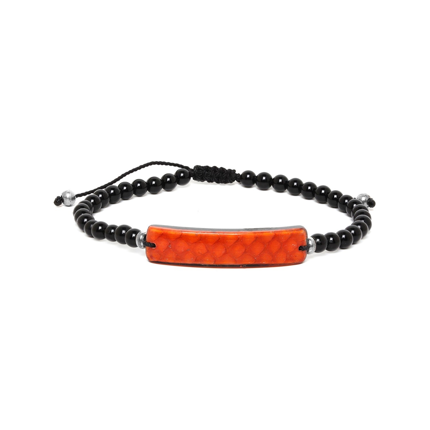 Bracelet Nature Bijoux Serpent coton ciré 13--31651 Homme