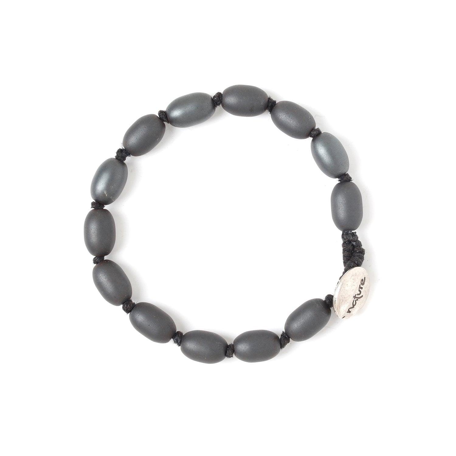 Détail perles olive hématite 13--32500 Nature Bijoux