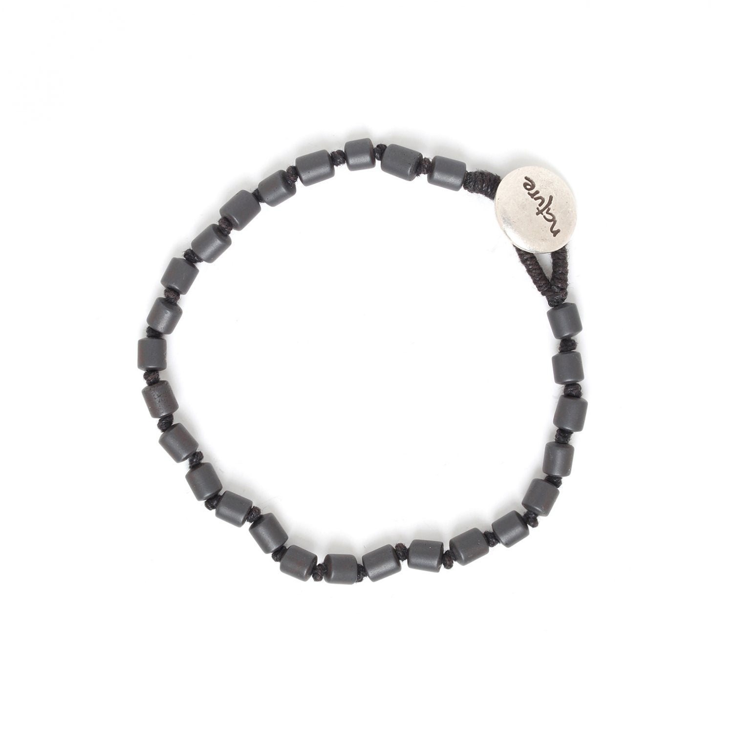 Bracelet homme détail hématite 13--32506 Nature Bijoux