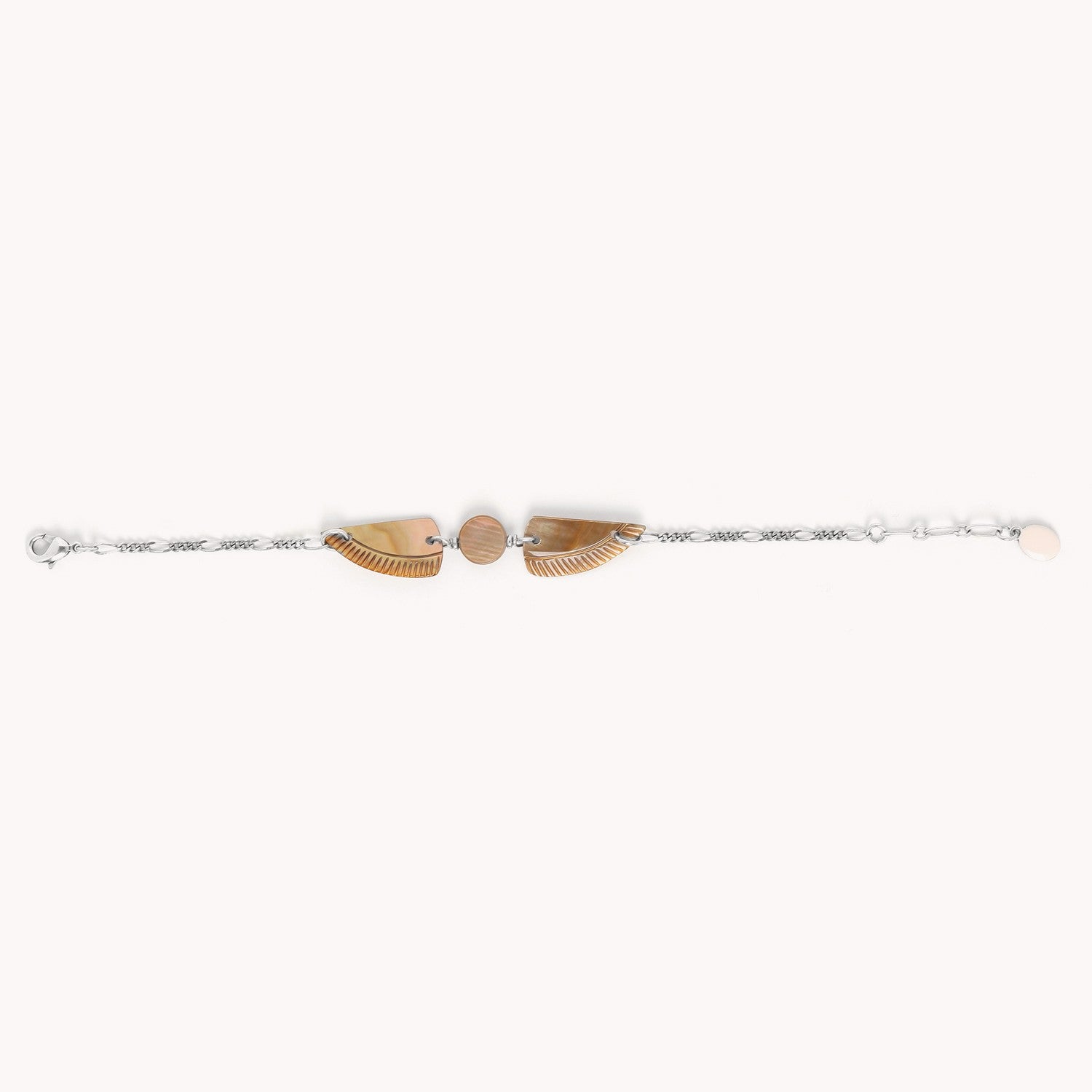 Détail matière nacre brune 13--32981 Nature Bijoux