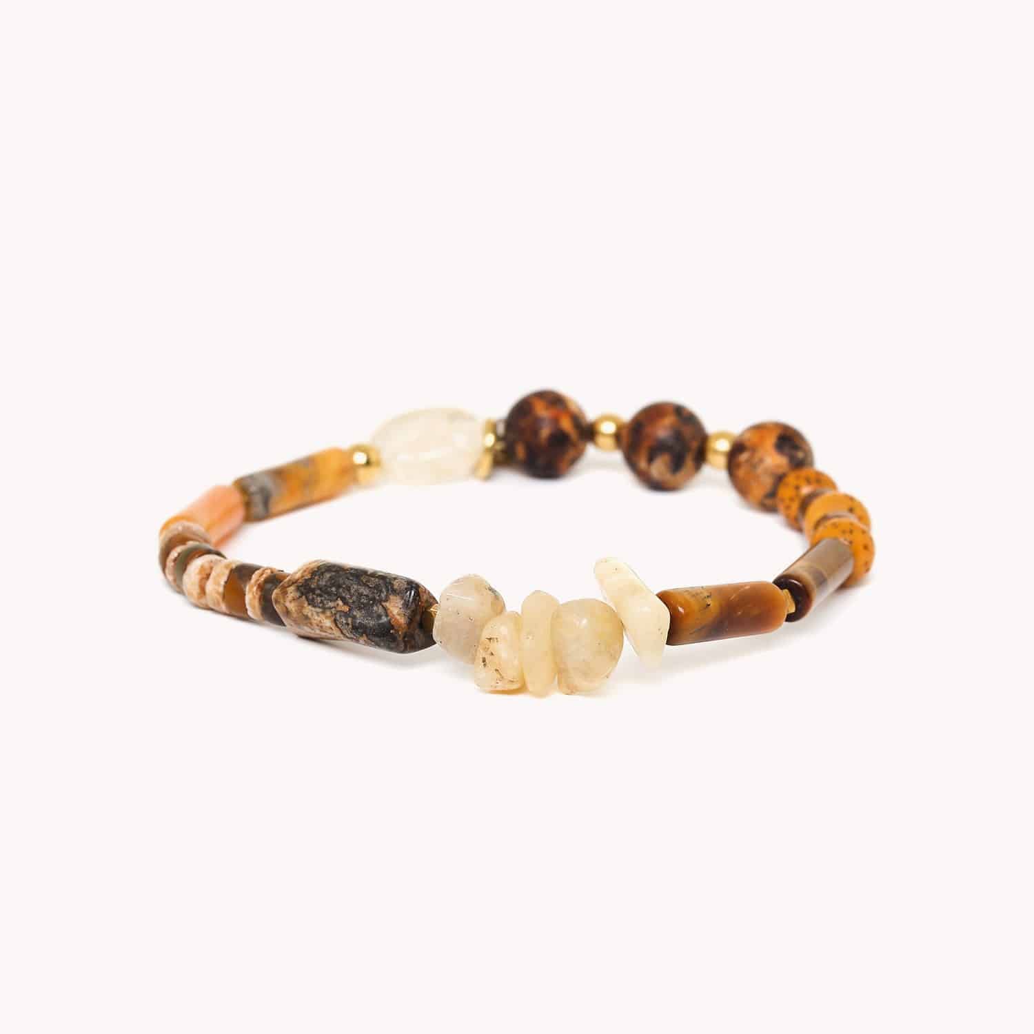 Bracelet Colorama Nature Bijoux en aragonite et jaspe 13--42962