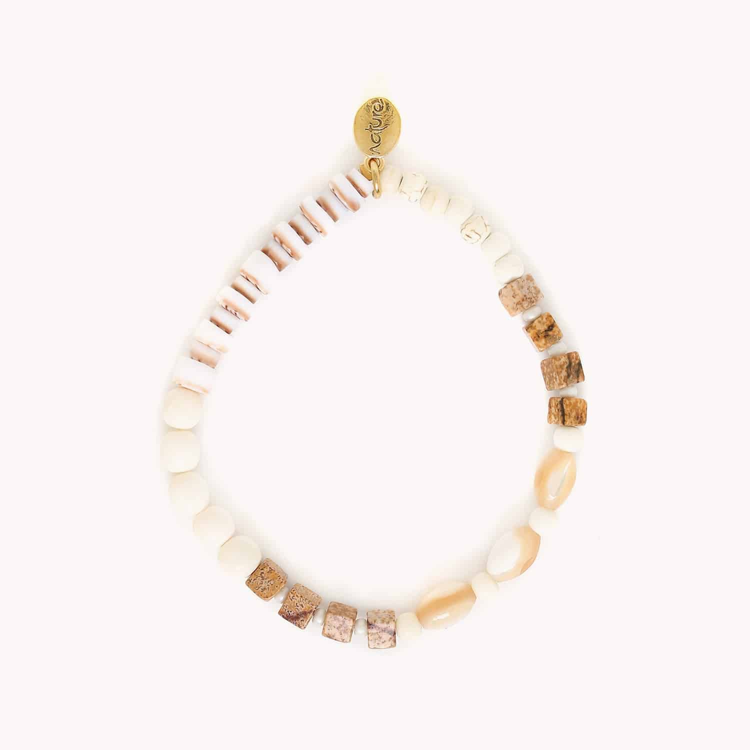 Détail bracelet extensible Colorama 13--43002 Nature Bijoux