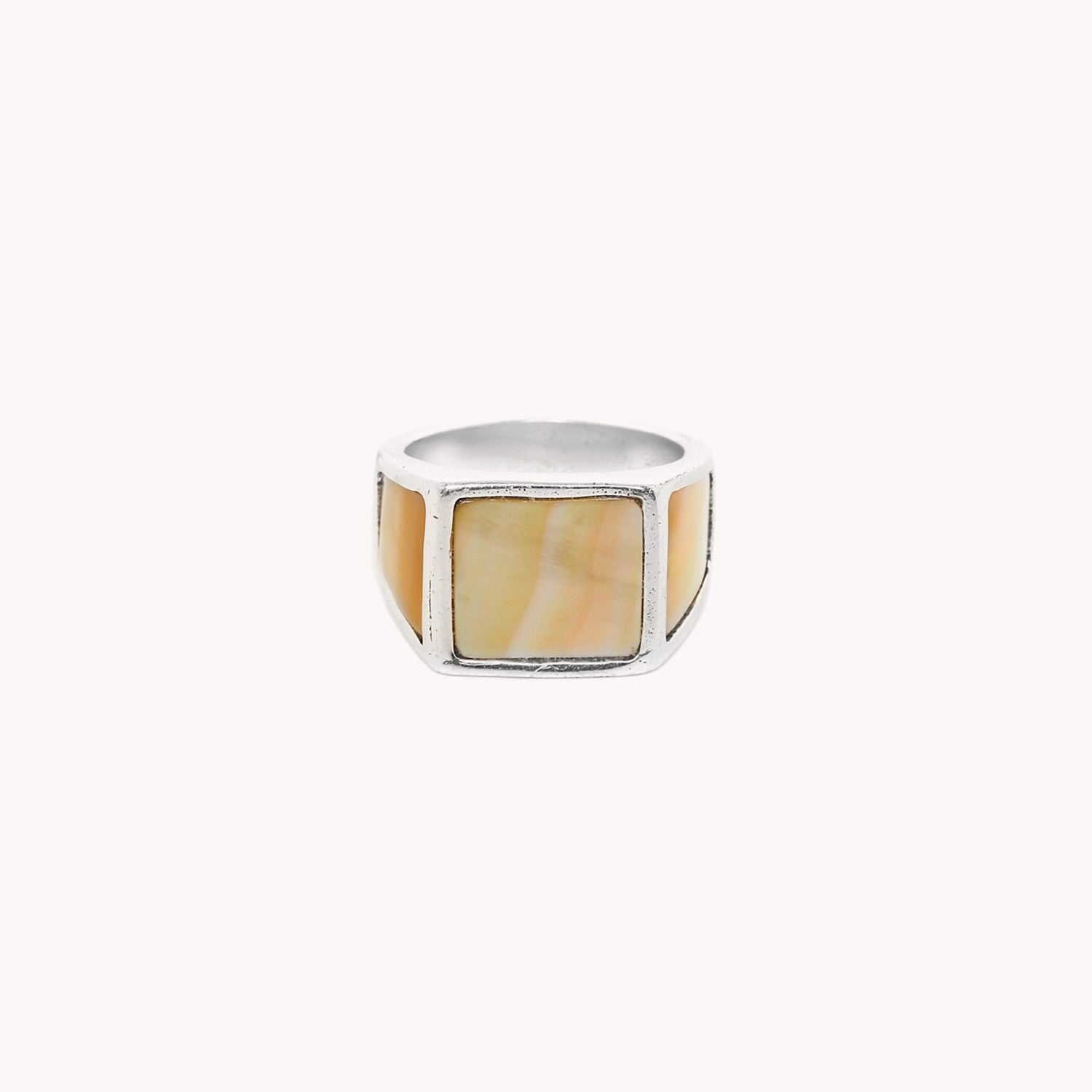 Bague Homme Trio Nacre dorée 19--24891 Nature Bijoux