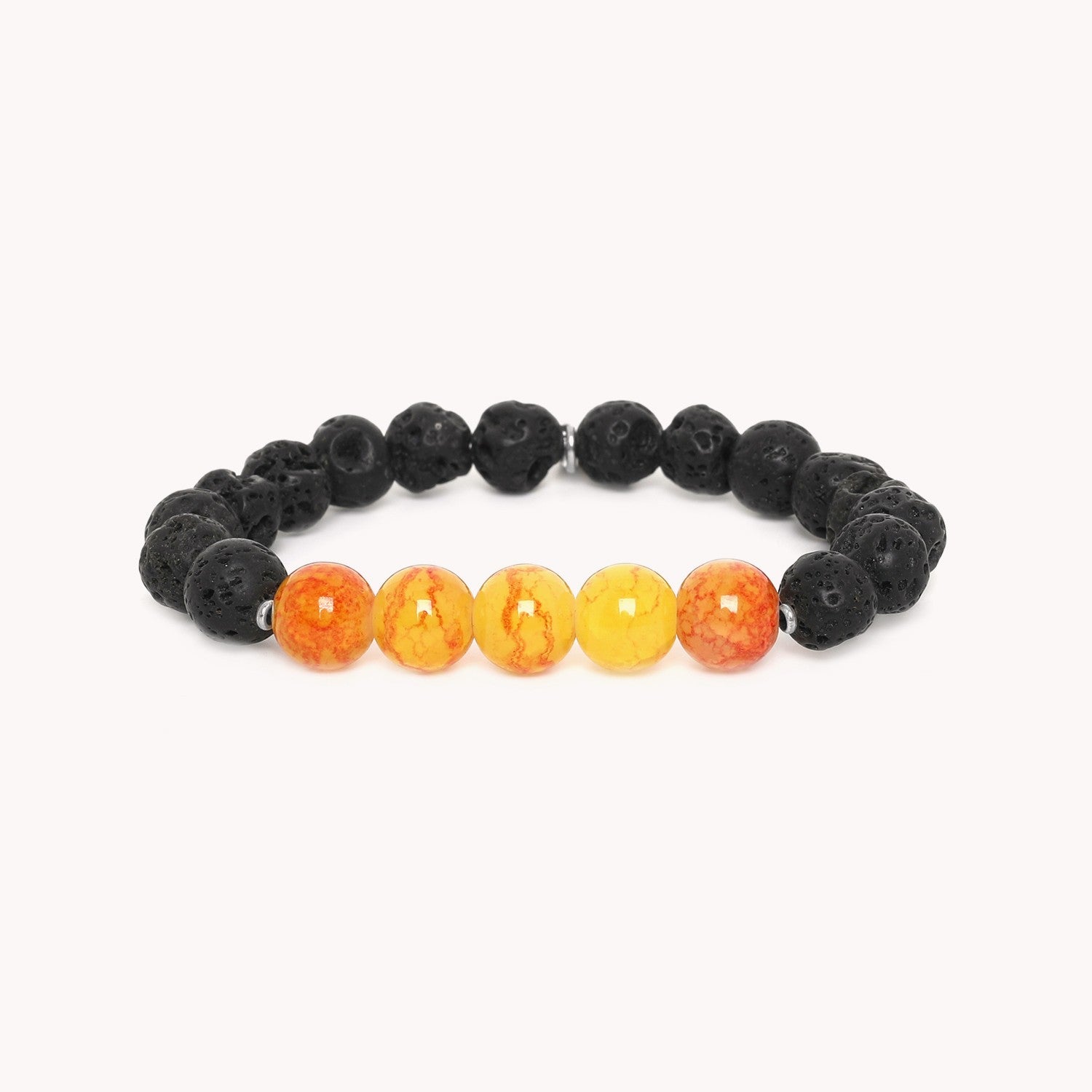 Bracelet Homme collection Lava pierre de lave agate 13--32930 Nature Bijoux