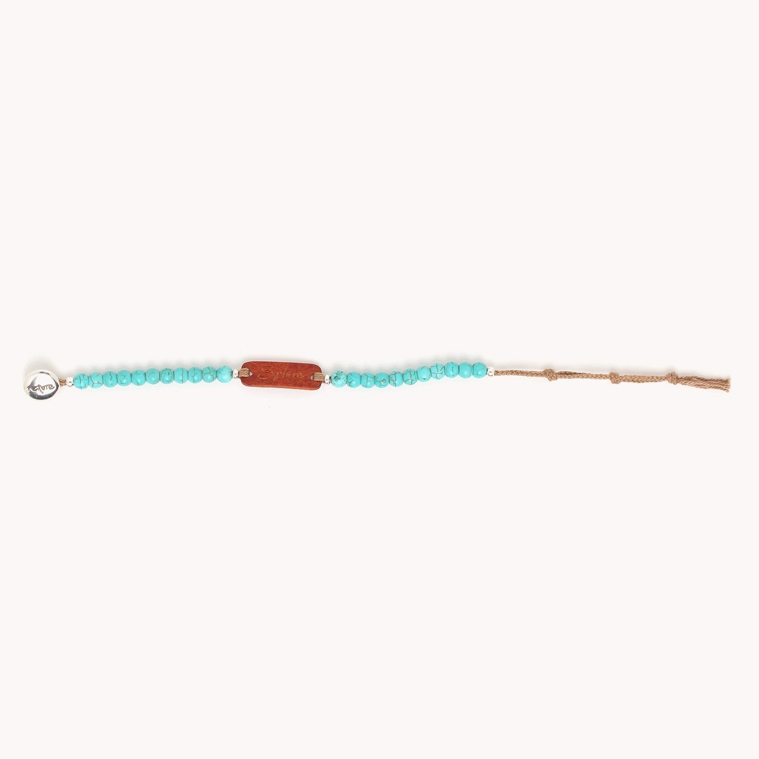 Détail bracelet pierre howlite 13--33106 Nature Bijoux