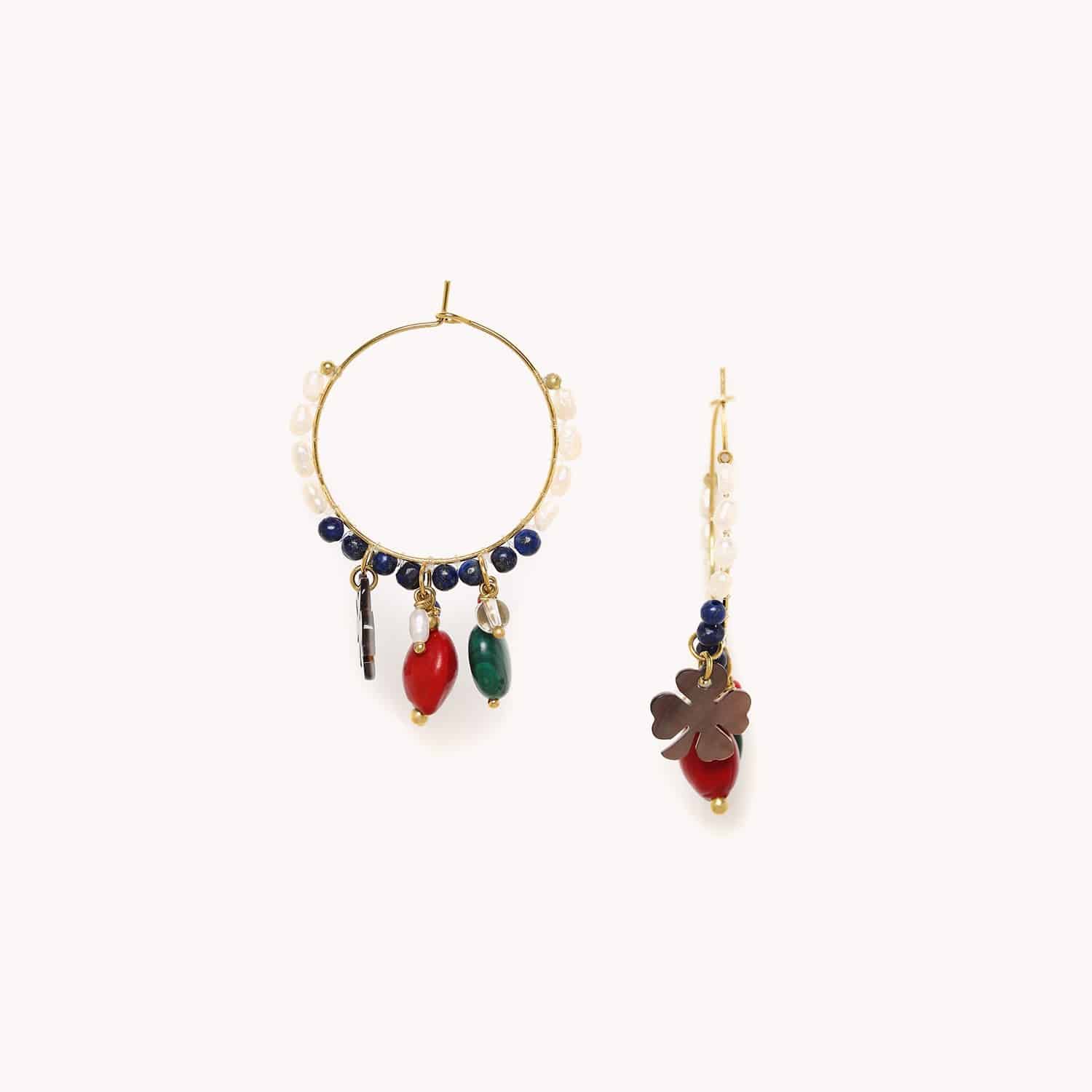 Boucles d'oreilles Intuition perles d'eau douce 12--78598 Nature Bijoux