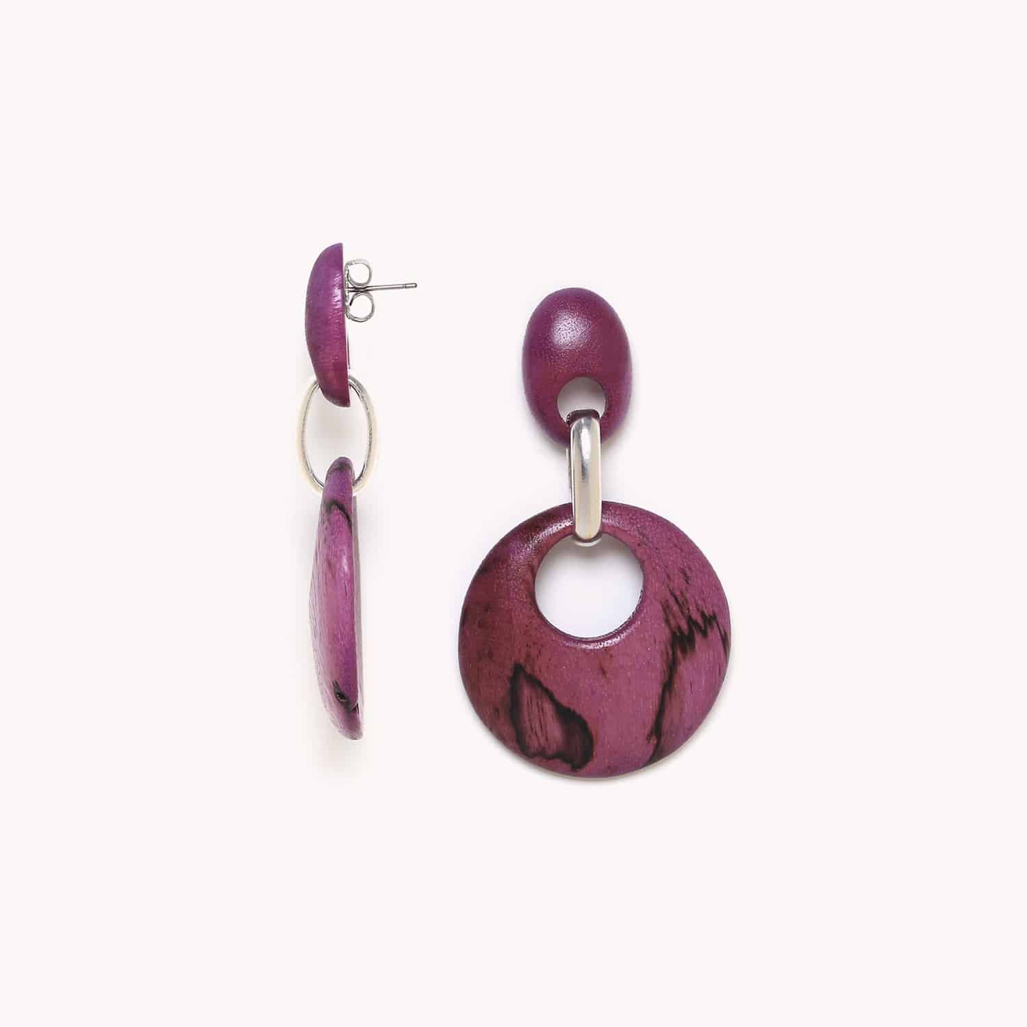 Détail bois tamarinier poussoir 12--79526 Nature Bijoux
