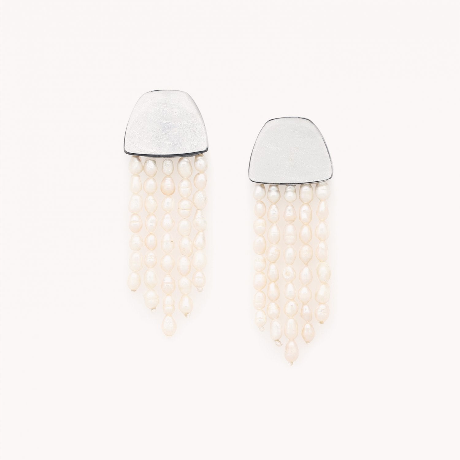 Boucles d'oreilles Moonlight 5 rangs de perles perles de culture 12CP79388 Nature Bijoux