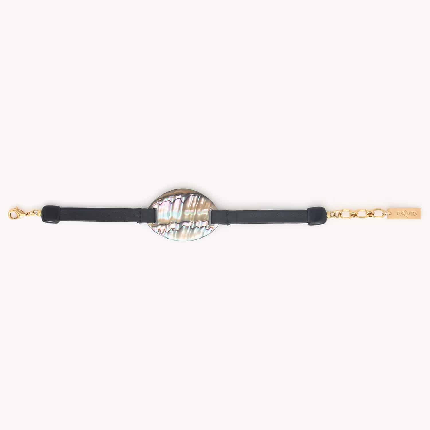 Bracelet Giverny détail nacre haliotis 13--43912 Nature Bijoux