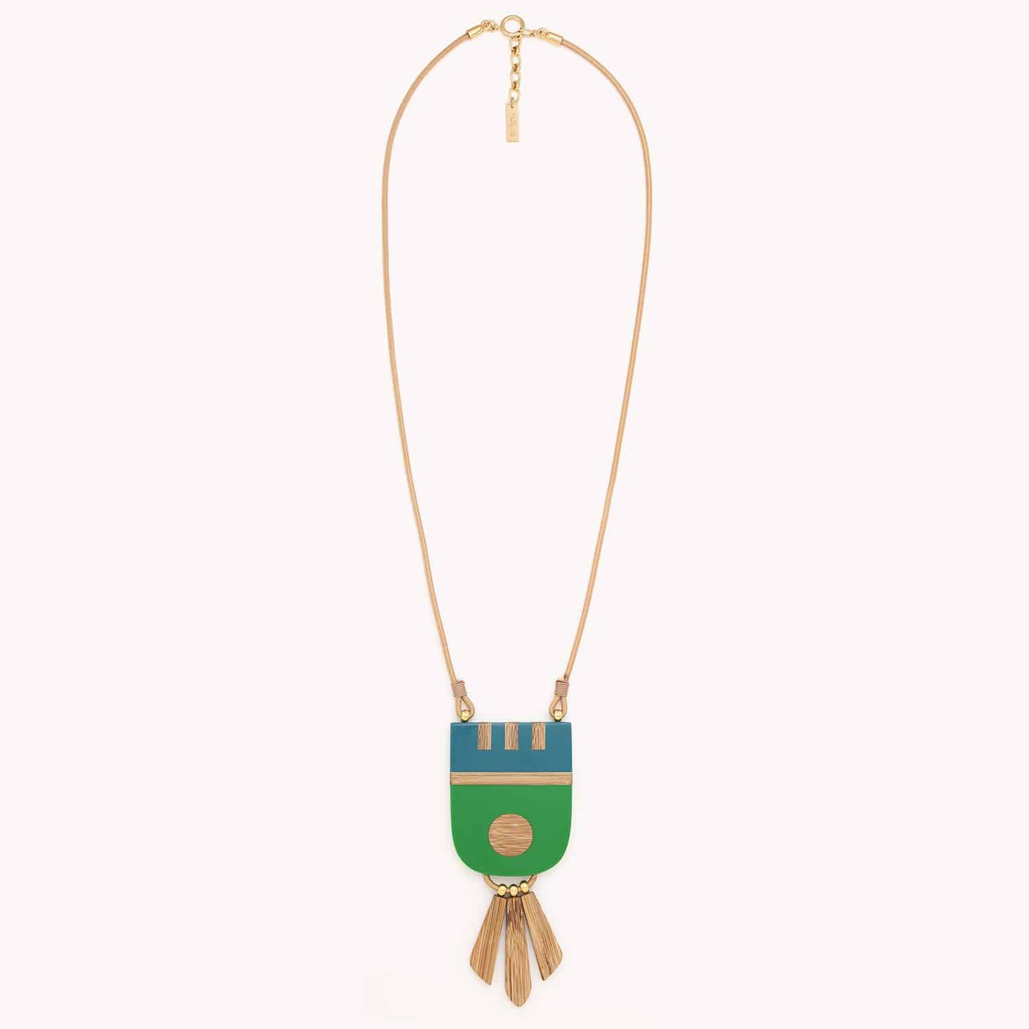 Détail pendentif bambou 15--43311 Nature Bijoux
