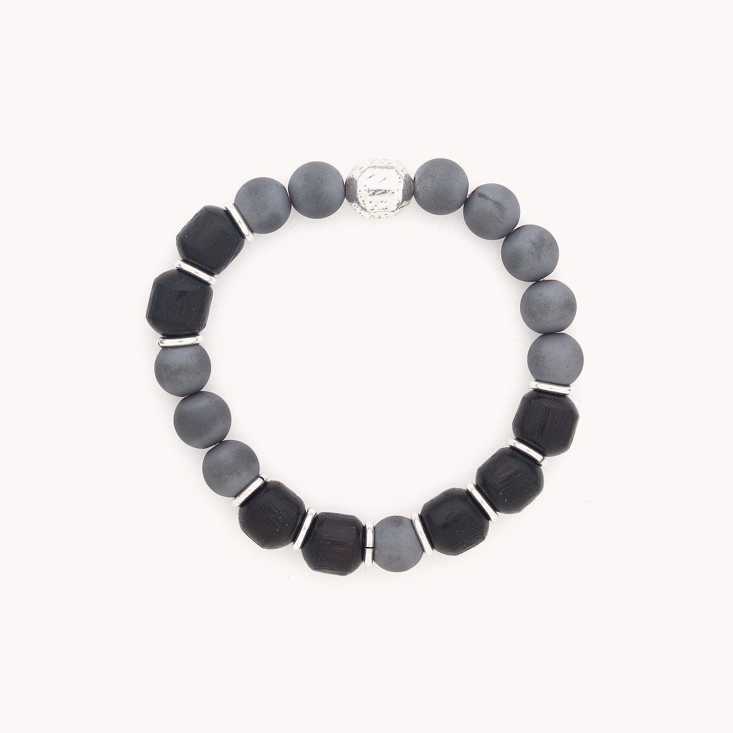 Bracelet détails hématite 13--43901 Nature Bijoux