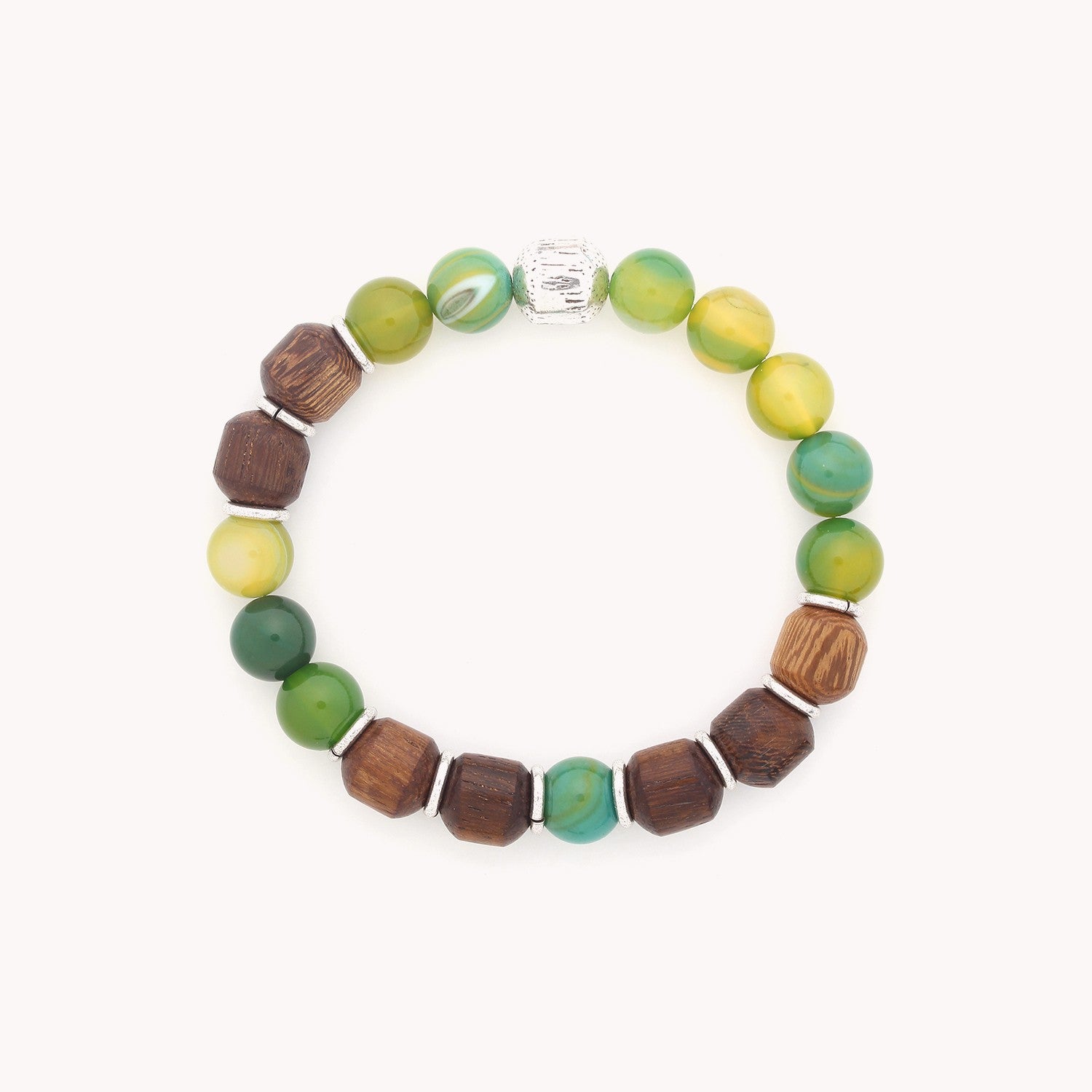 Détail pierre agate verte 13--43906 Nature Bijoux