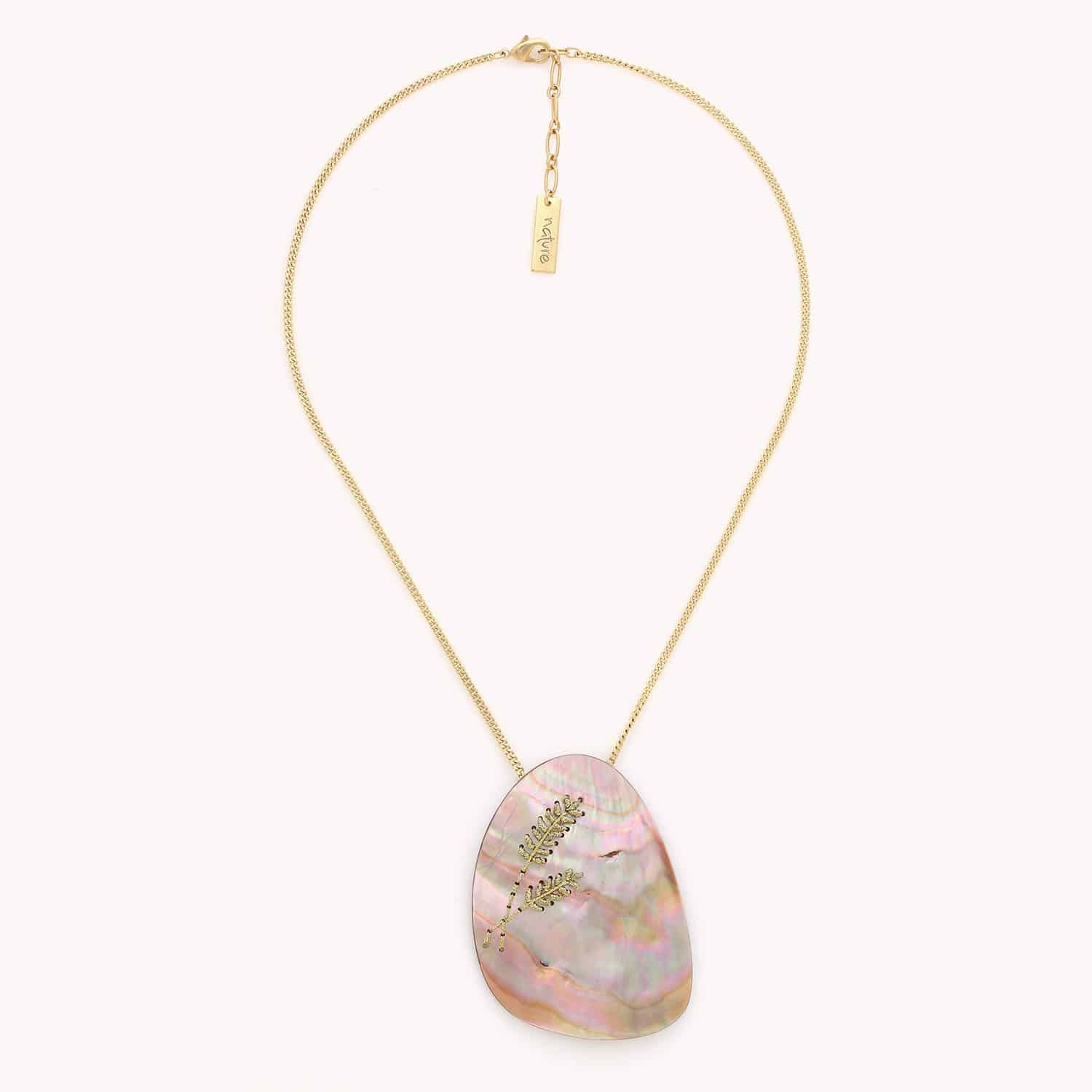 Détail nacre brune 15--43404 Nature Bijoux