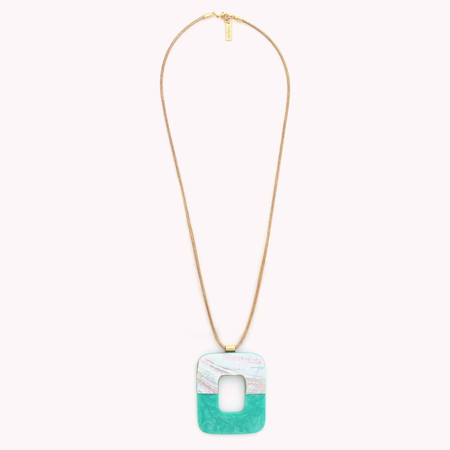 Détail Abalone Rose pendentif 15--43383 Nature Bijoux
