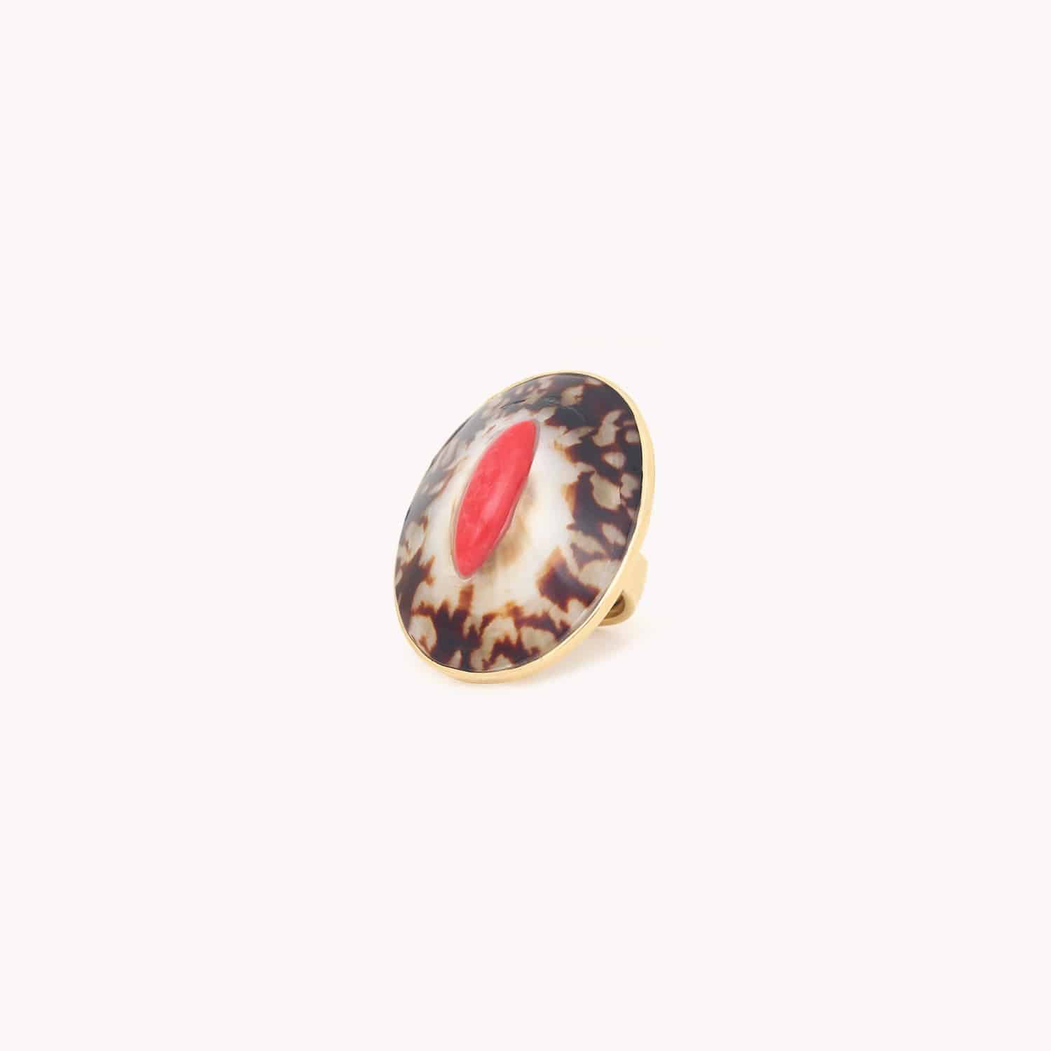 bague Khalanga grand modèle coquillages 19--25755 Nature Bijoux