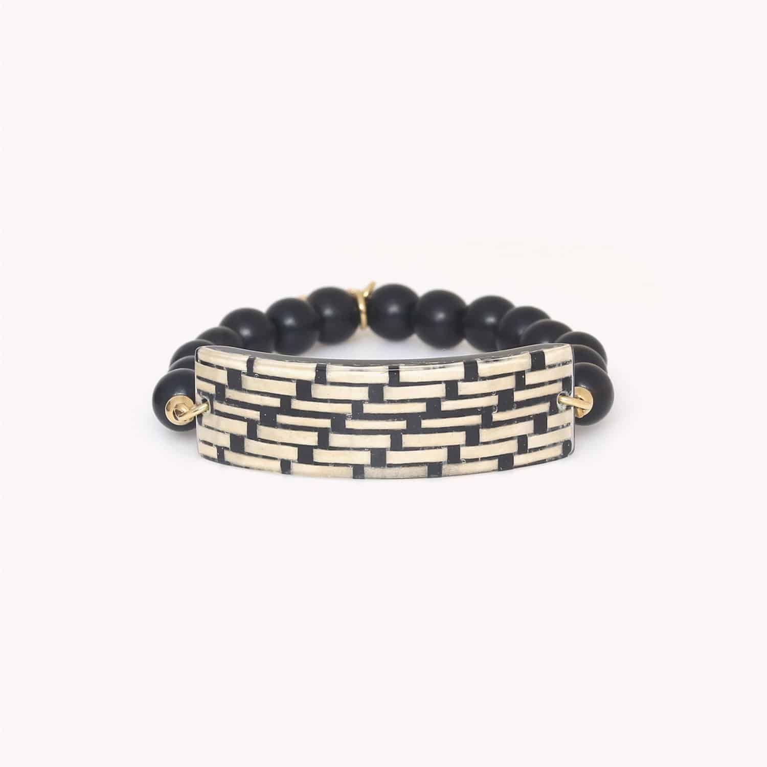 Bracelet Madam Bogolan simple extensible Nature Bijoux 13CP44197