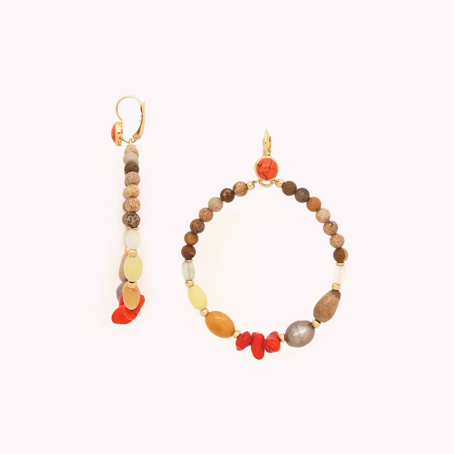 Porté boucles d'oreilles Tivoli dormeuses 12--90223 Nature Bijoux