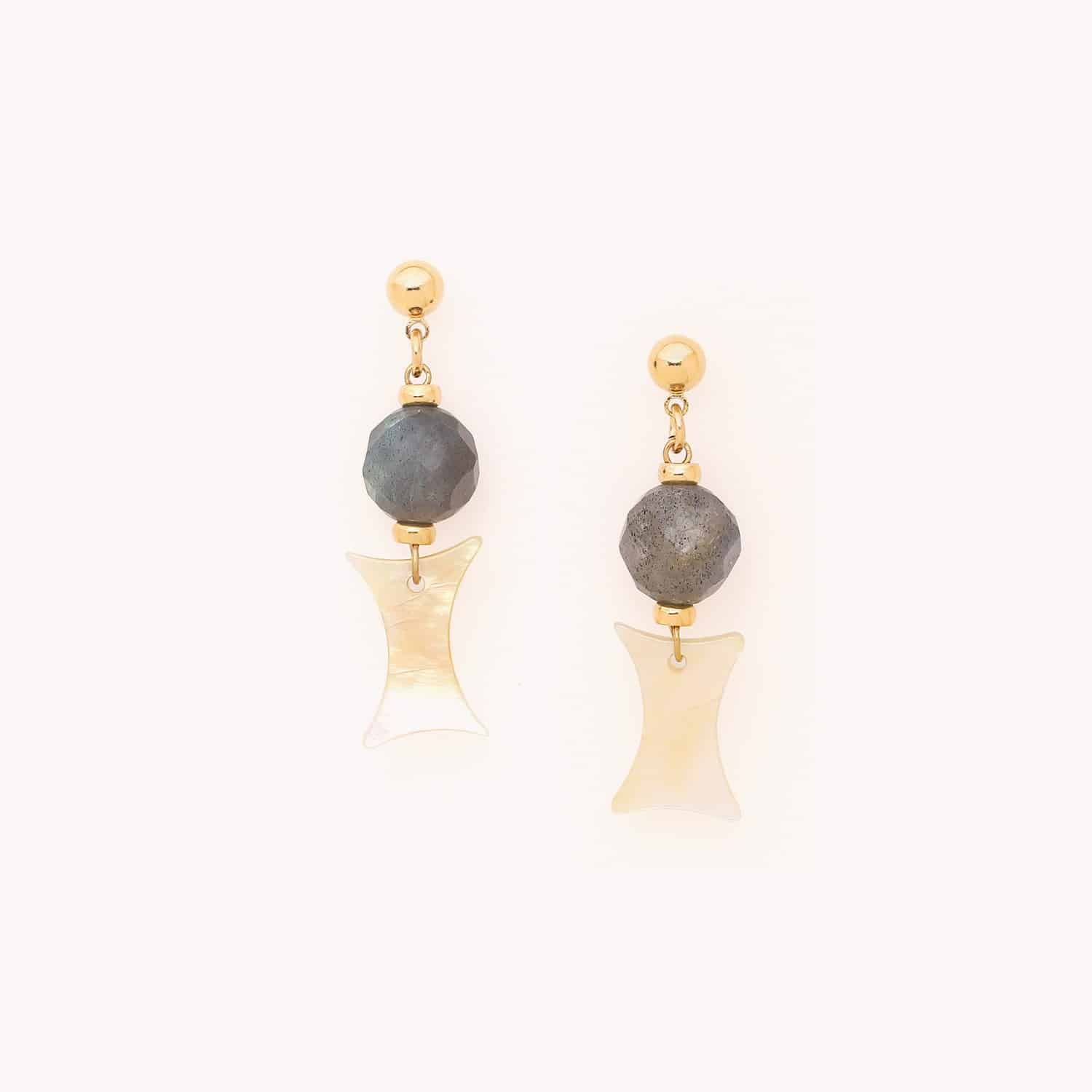 Boucles d'oreilles Eclipse doré à l'or fin 12--90254 Nature Bijoux