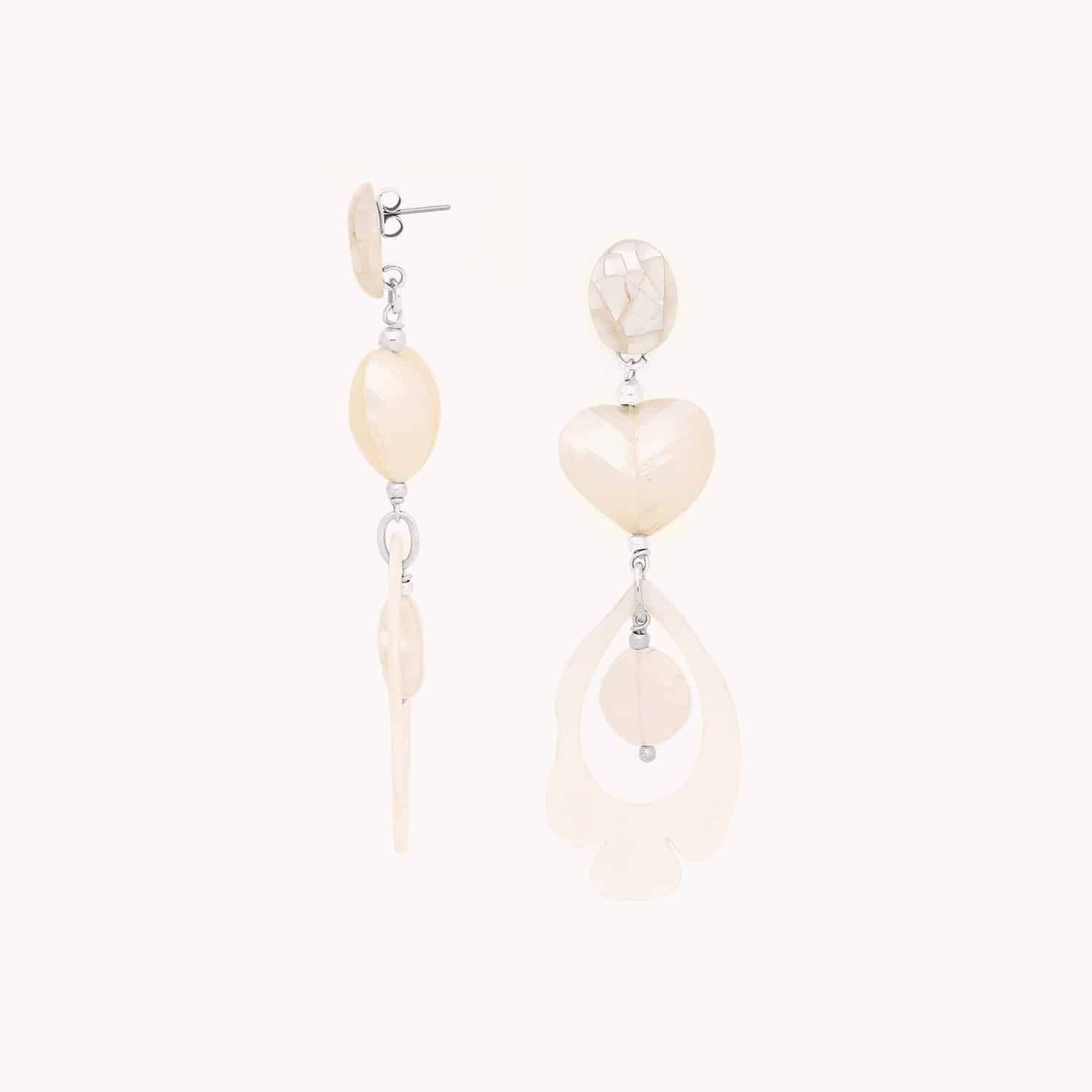 Détail matière nacre dorée cristal 12--90270 Nature Bijoux