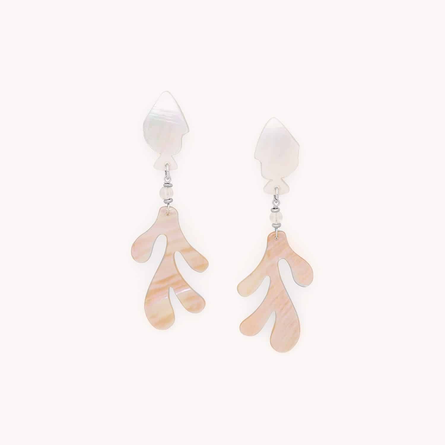 Boucles d'oreilles Nature Bijoux Les Cyclades Nacre Abalone 12--90276