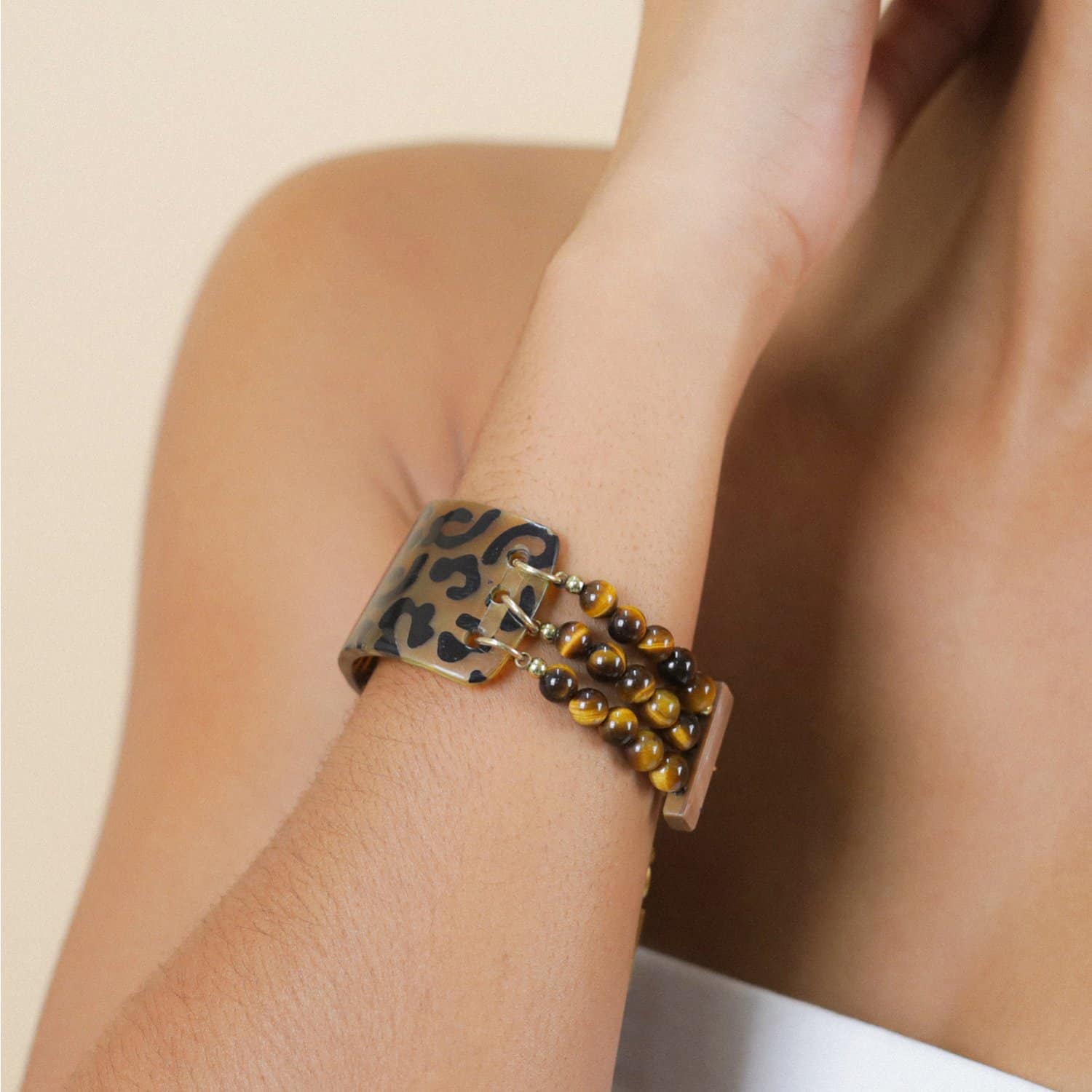 Détail bracelet ajustable Jaguar 13--44381 Nature Bijoux