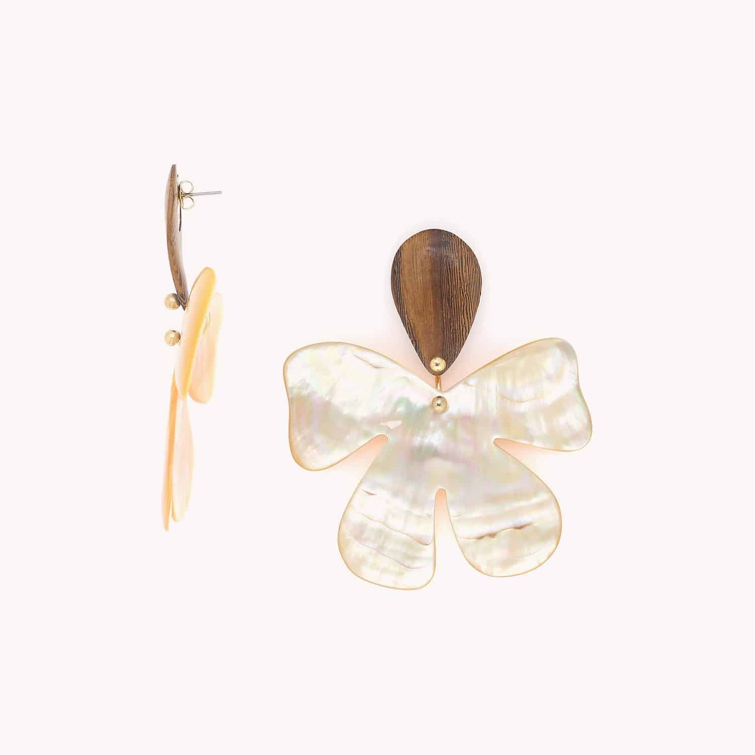 Détail matière bois Robles 12--90494 Nature Bijoux