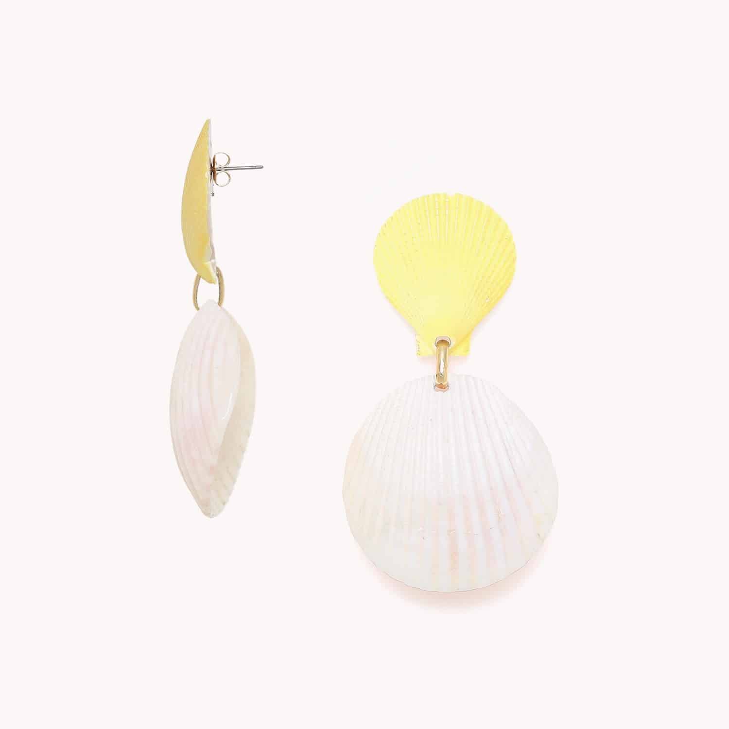 Boucles d'oreilles Alona poussoir Glycymeris Reevei 12--90533