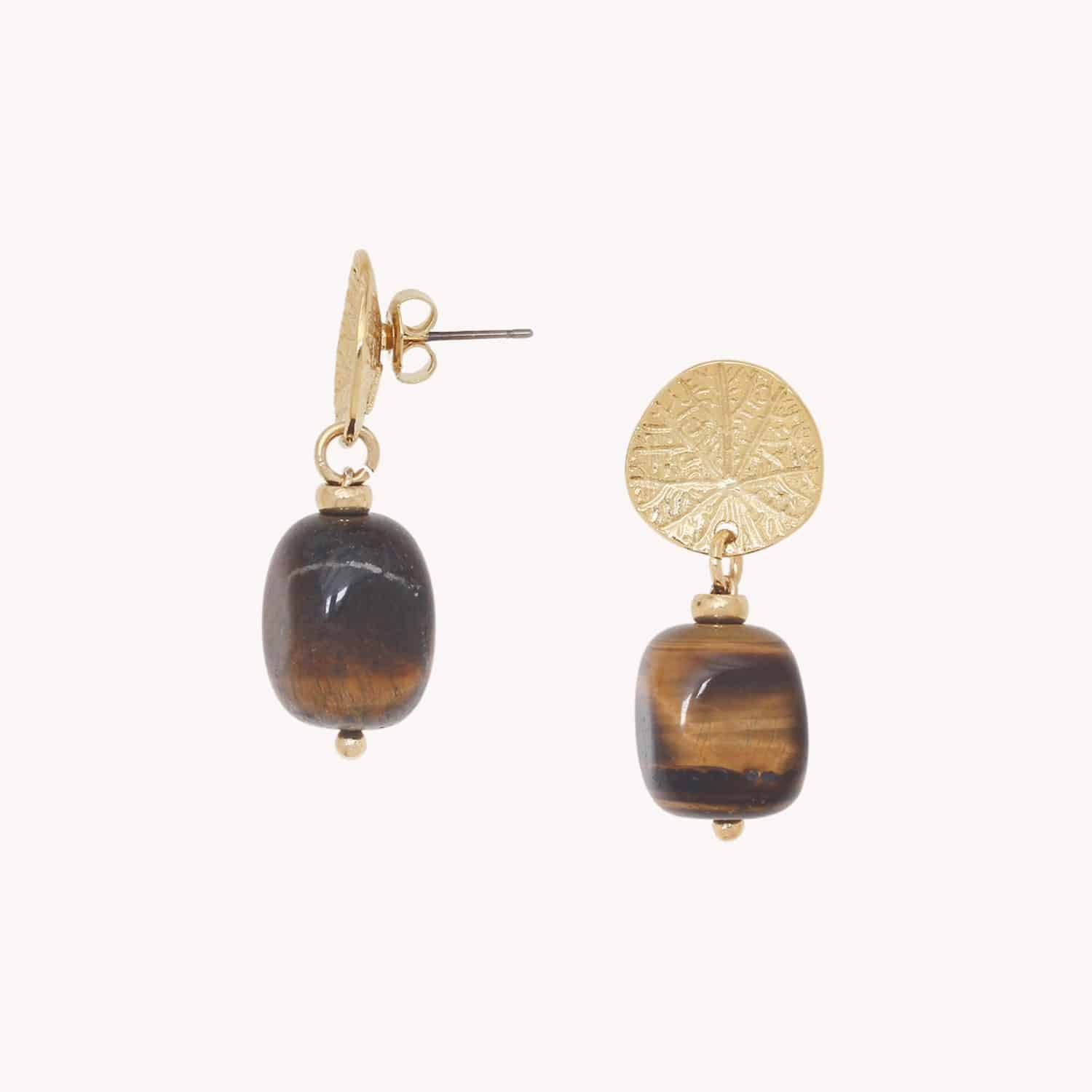 Détail œil de tigre Minerama 12--90632 Nature Bijoux