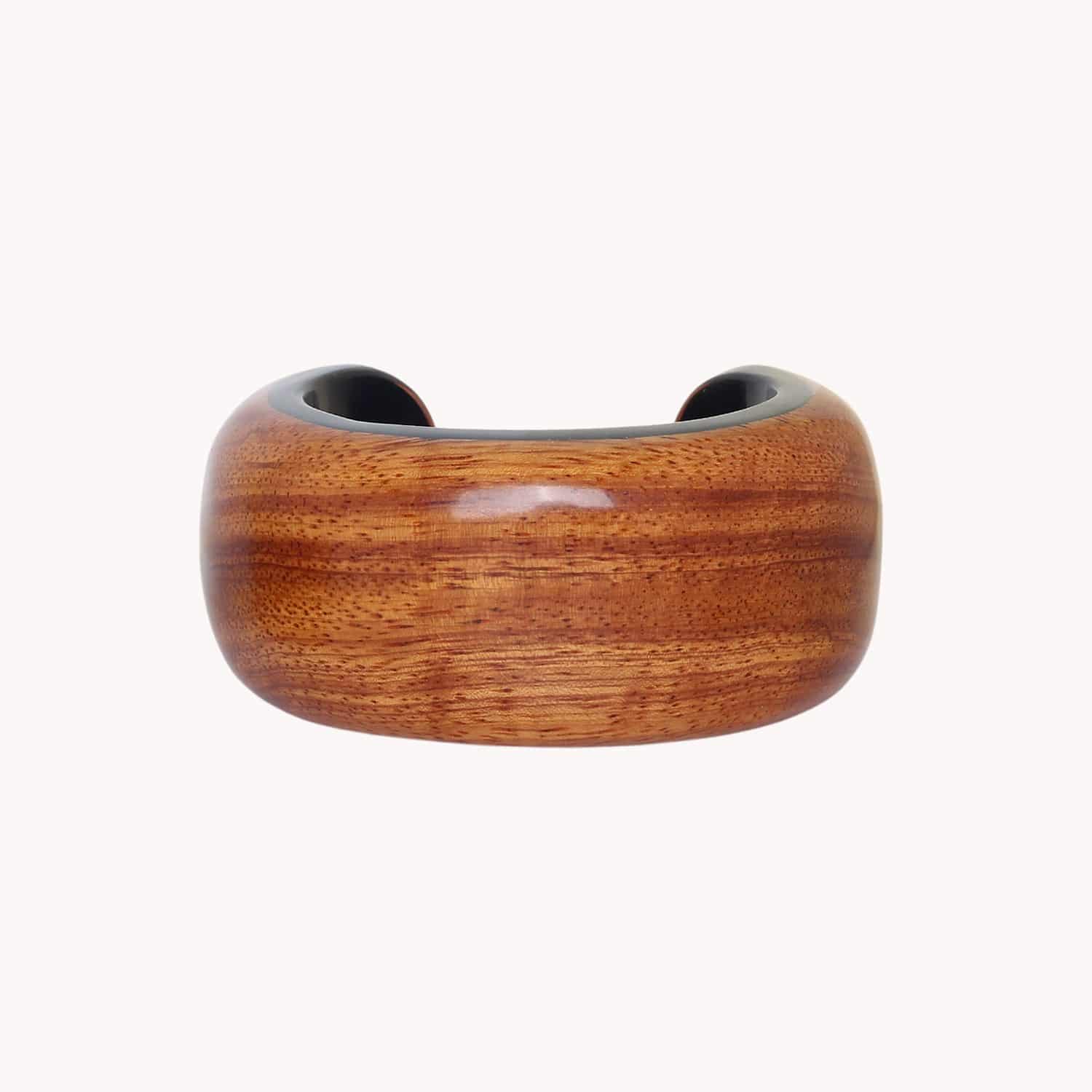 Bracelet Cannelle Manchette Bois Bayong 13--44485 Nature Bijoux