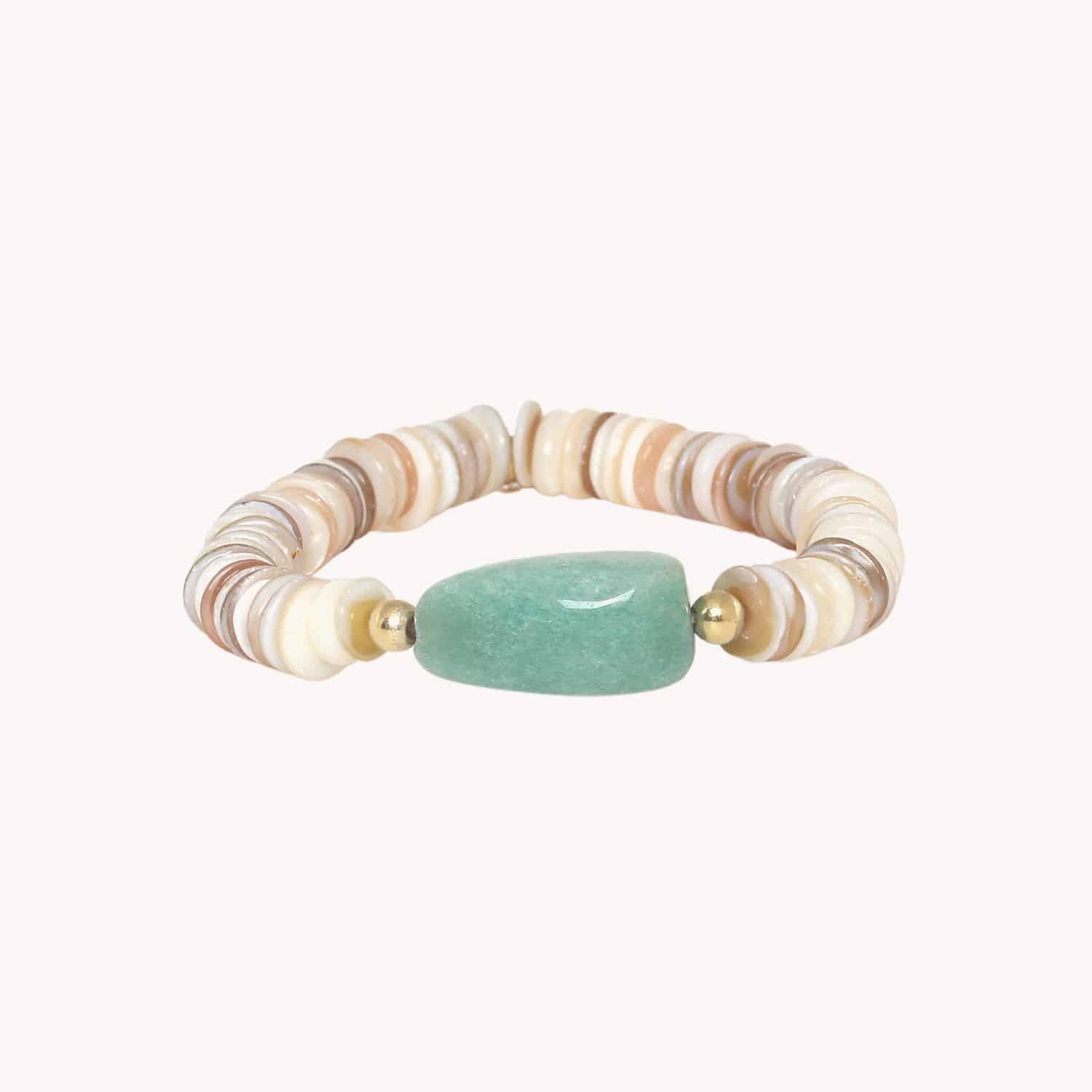 Bracelet Minerama Coquillage Aventurine 13--44506 Nature Bijoux