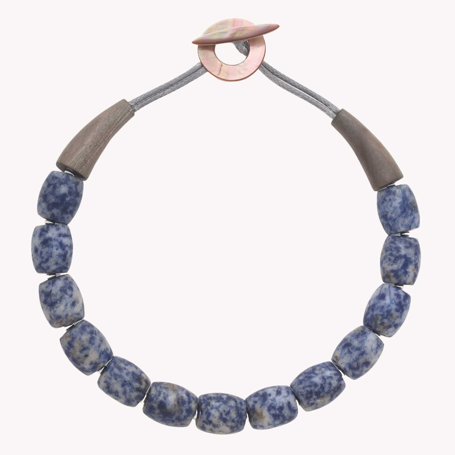 Collier Skala nacre brune 15--43742 Nature Bijoux