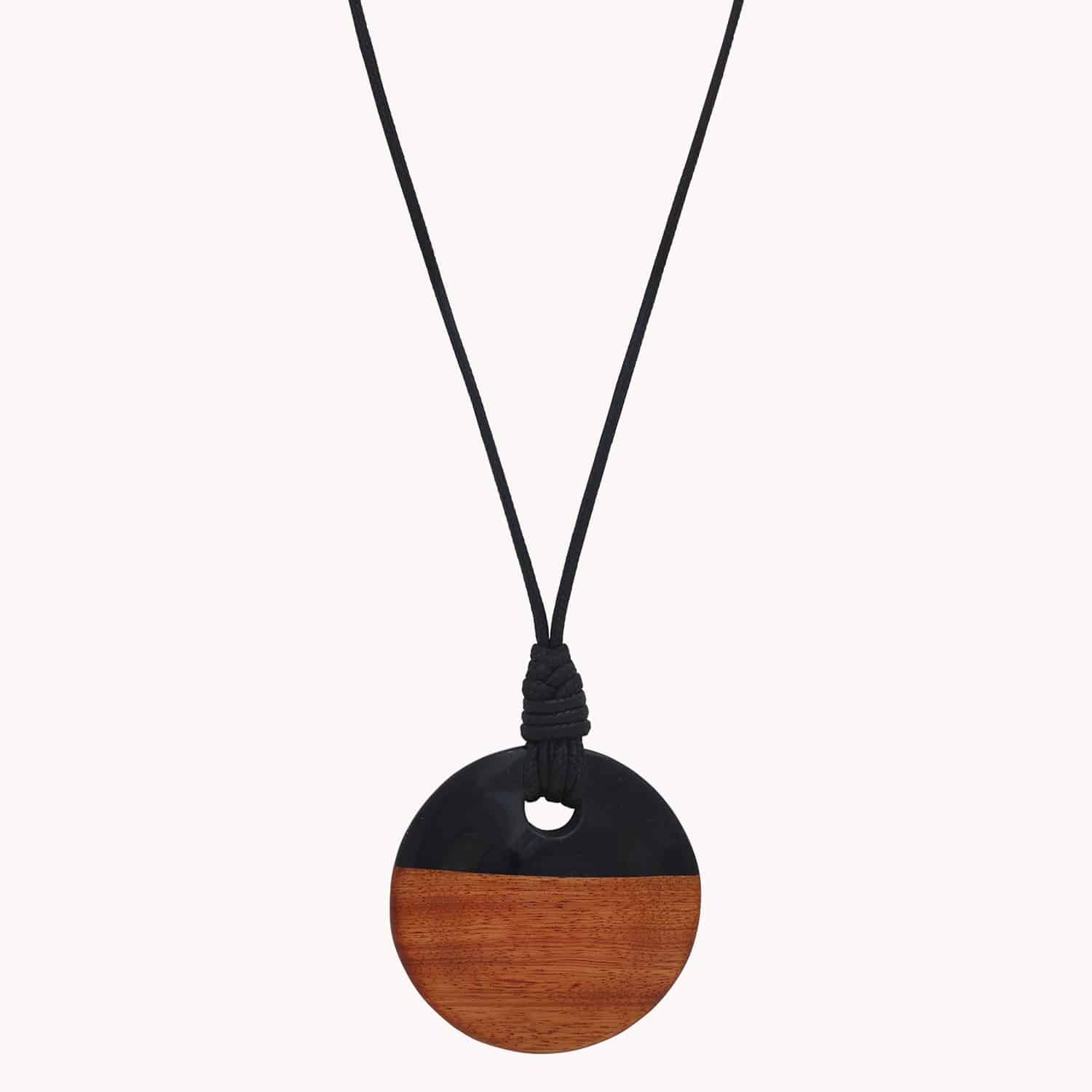 Collier Cannelle Bayong Étain Laiton 15--43771 Nature Bijoux