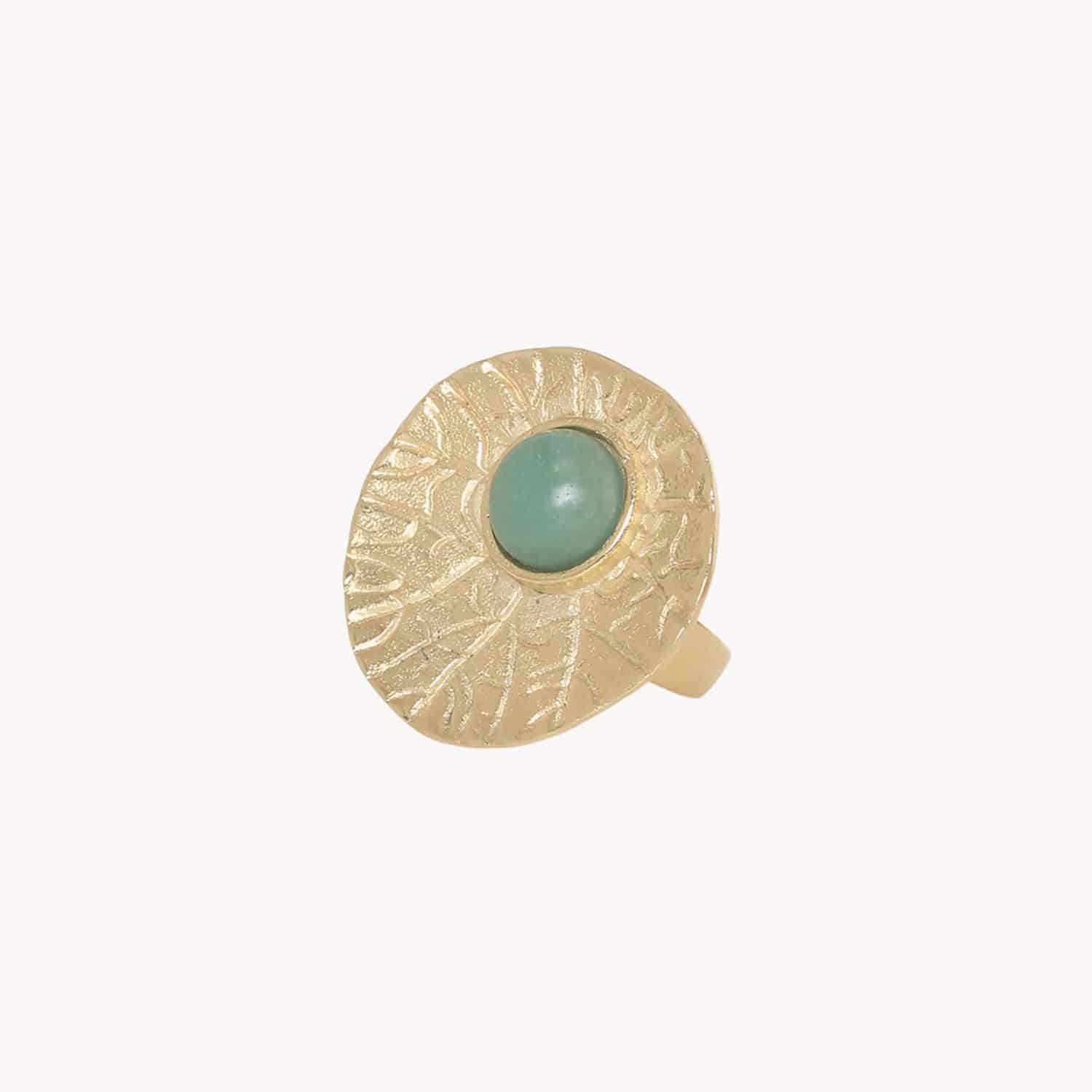 Bague Minerama Aventurine Verte 19--25985 Nature Bijoux
