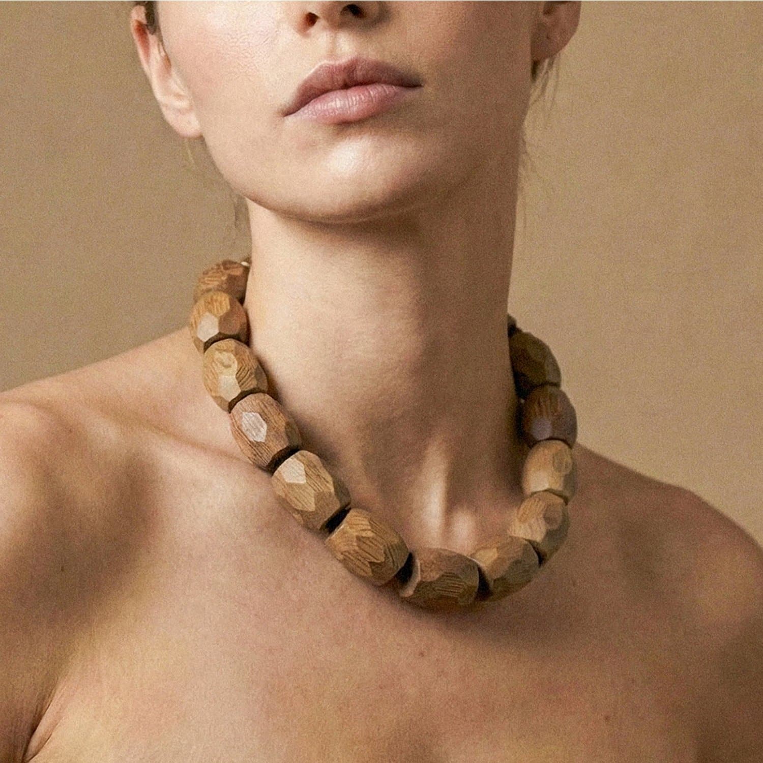 Détail bois de rose et cuir italien 15EL10707 Nature Bijoux
