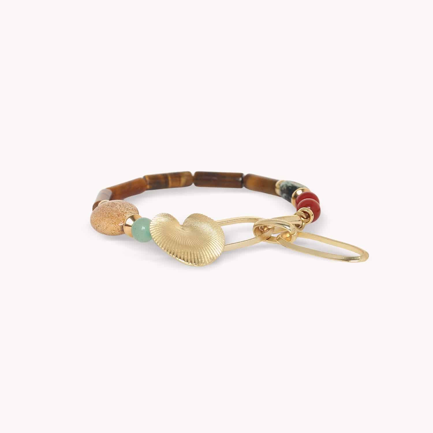 Bracelet Nature Bijoux Jungle Oeil de Tigre Jaspe 13--44612