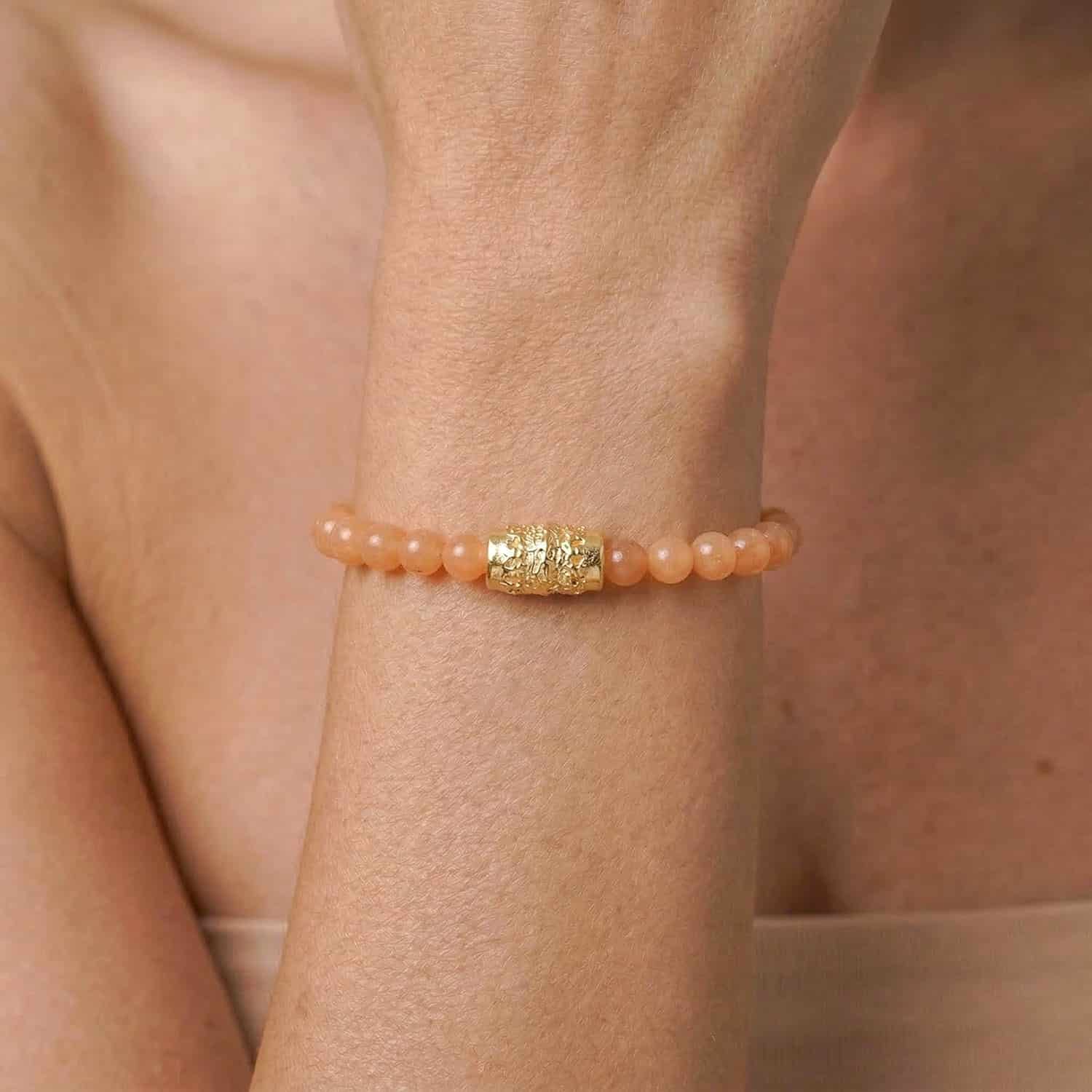 Bracelet extensible détail aventurine 13--44746 Nature Bijoux