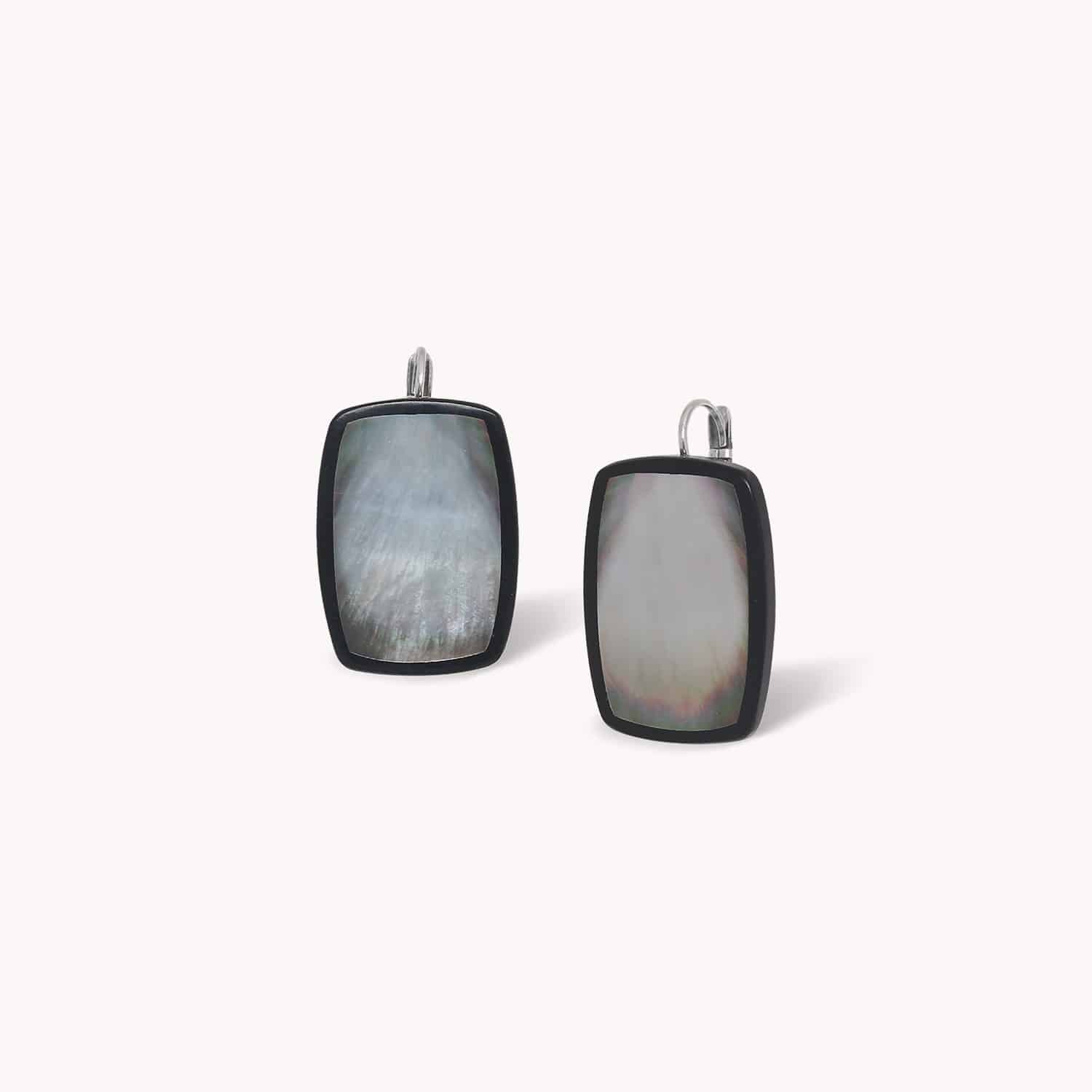 Boucles d'oreilles Calypso laiton nacre 12--90723 Nature Bijoux