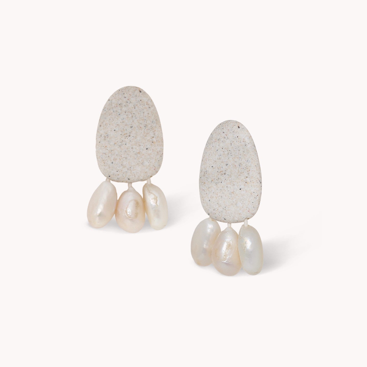 Boucles d'oreilles Bora Bora perles de culture laiton Nature Bijoux 12--90801