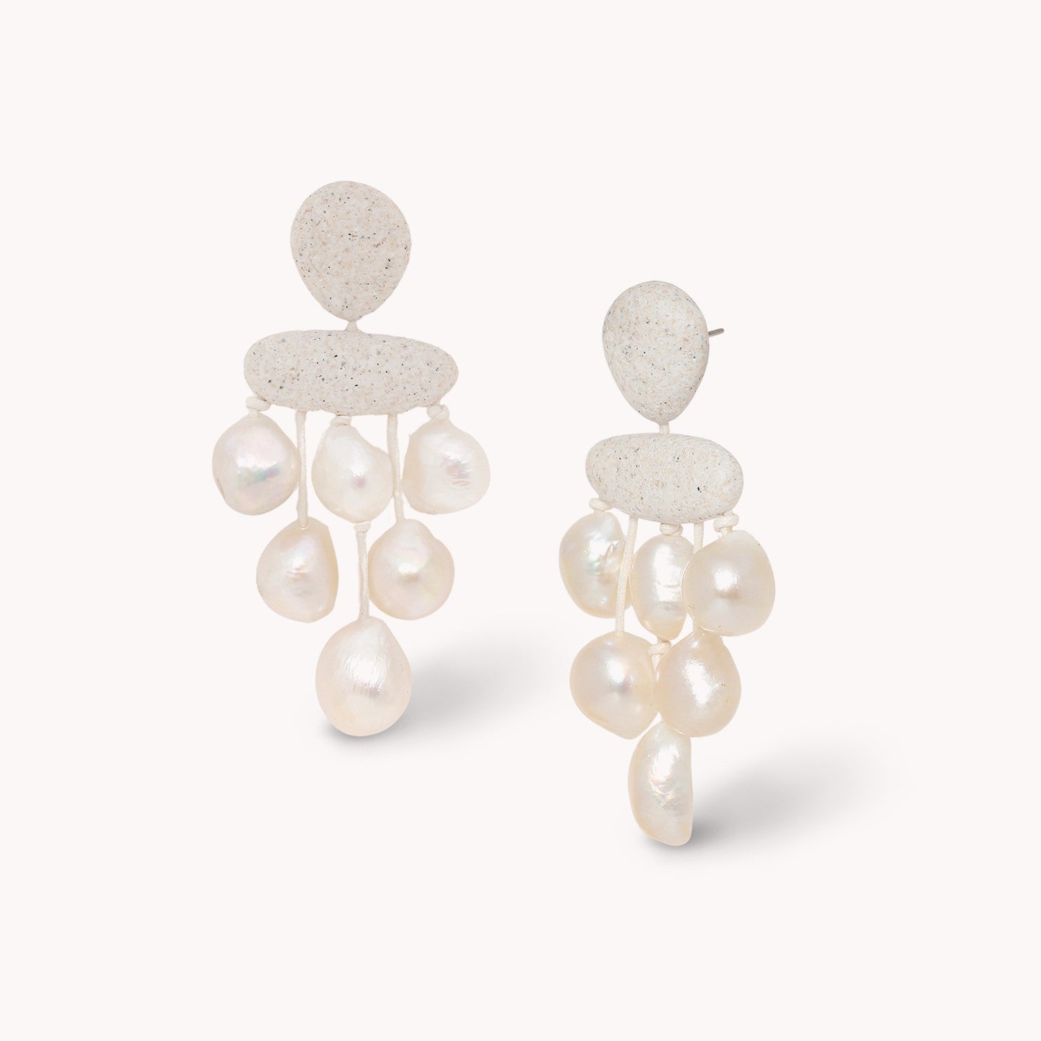 Boucles d'oreille Bora Bora perles de culture laiton 12--90804 Nature Bijoux
