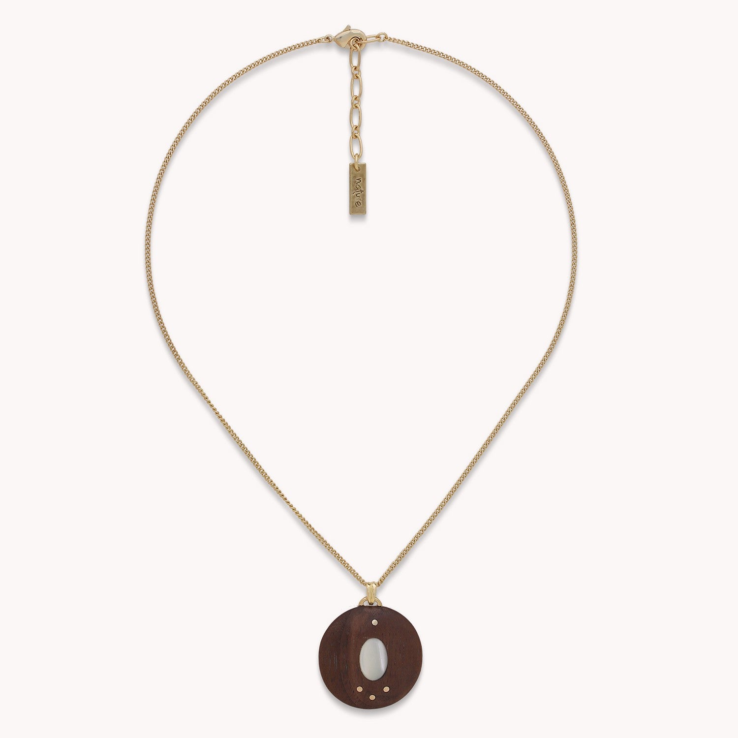 Collier Nature Bijoux Oman laiton doré 15--43942