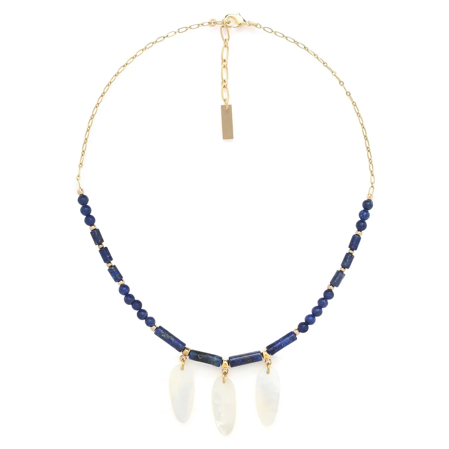 Cobalt - Colier cu ciucuri - Nature Bijoux
