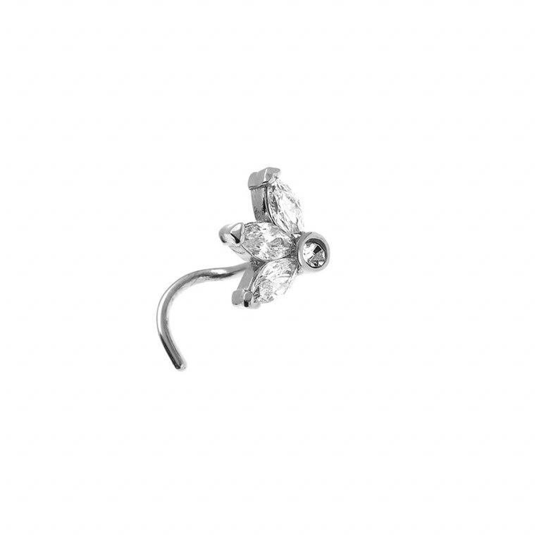 Nasenpiercing – Silberstahl | Azuline