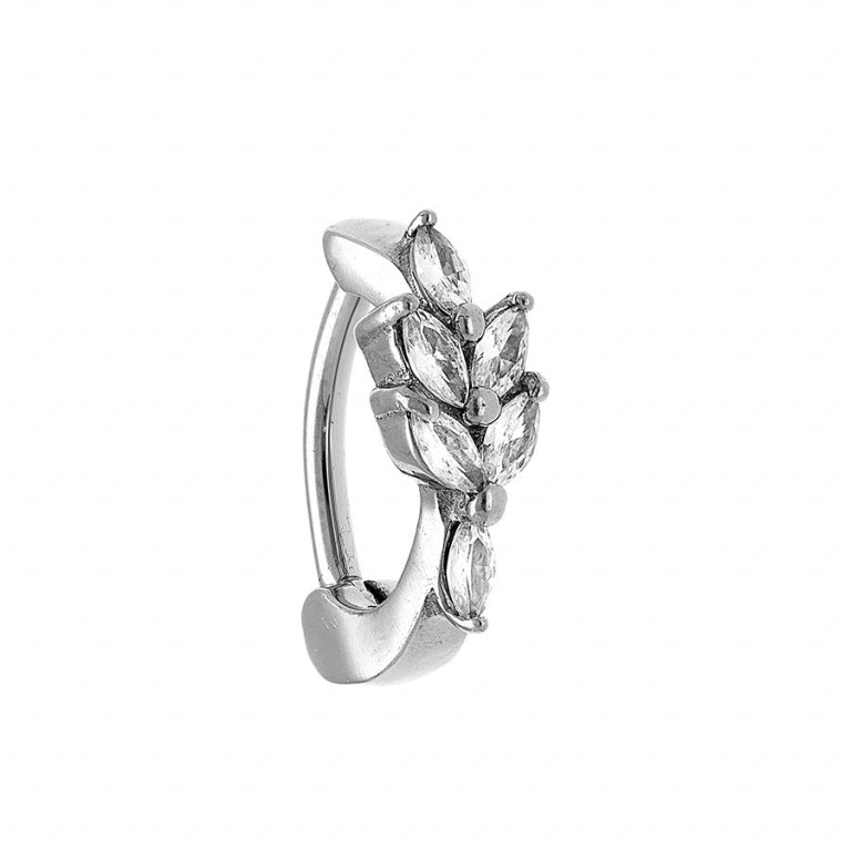 Gebladertepiercing – Zilverstaal | Azulin