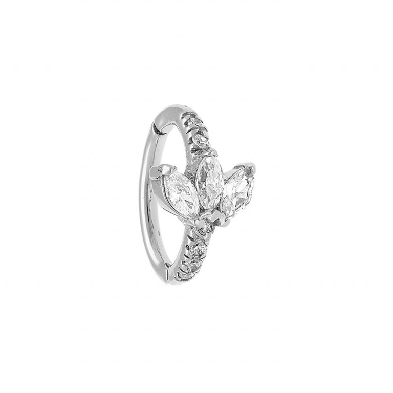 Navelpiercing – Zilverstaal | Azulin