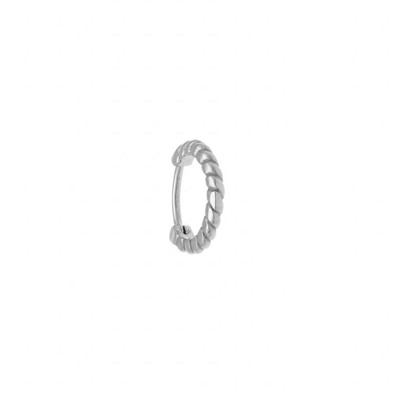 Piercing Torsadé – Acier Argenté | Azuline