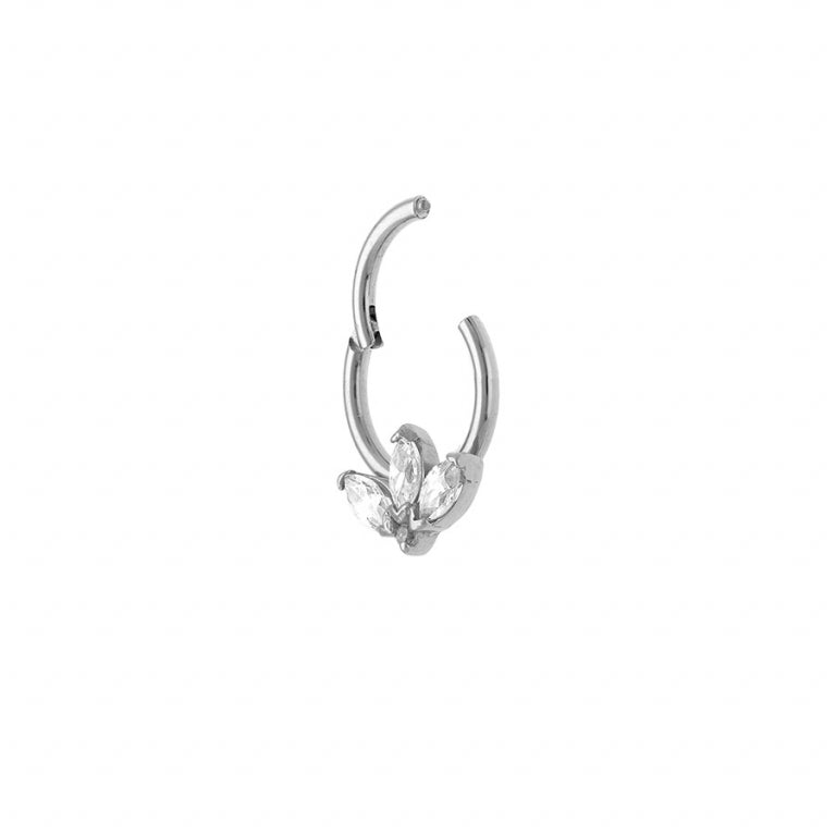 Piercingringen – Zilverstaal | Azulin-weergave 2