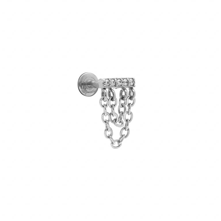 Kettingpiercing – Zilverstaal | Azulin