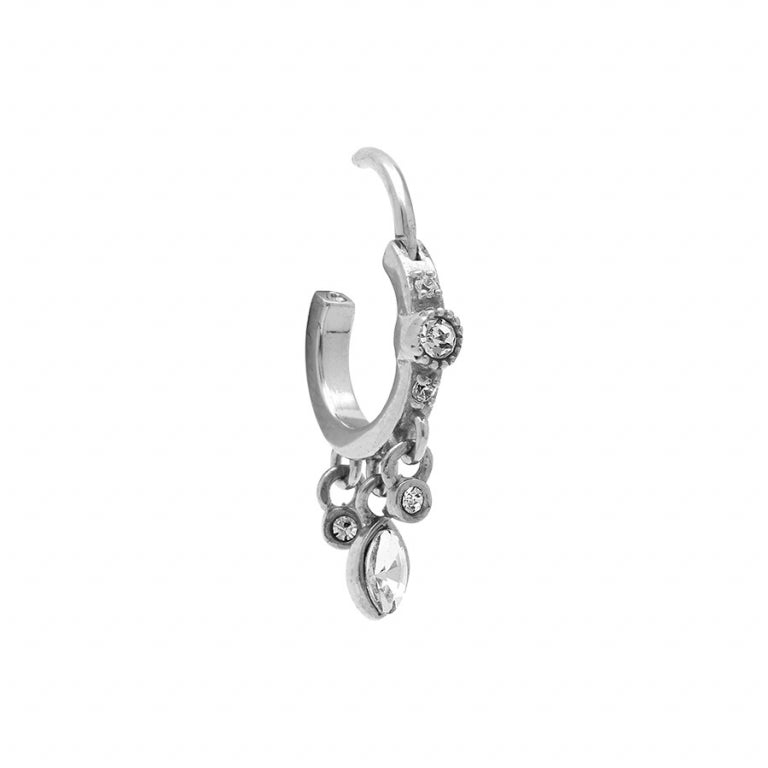 Rookpiercing – Zilverstaal | Azulin-weergave 2