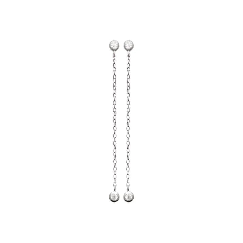 Colgante - Plata - Pendientes
